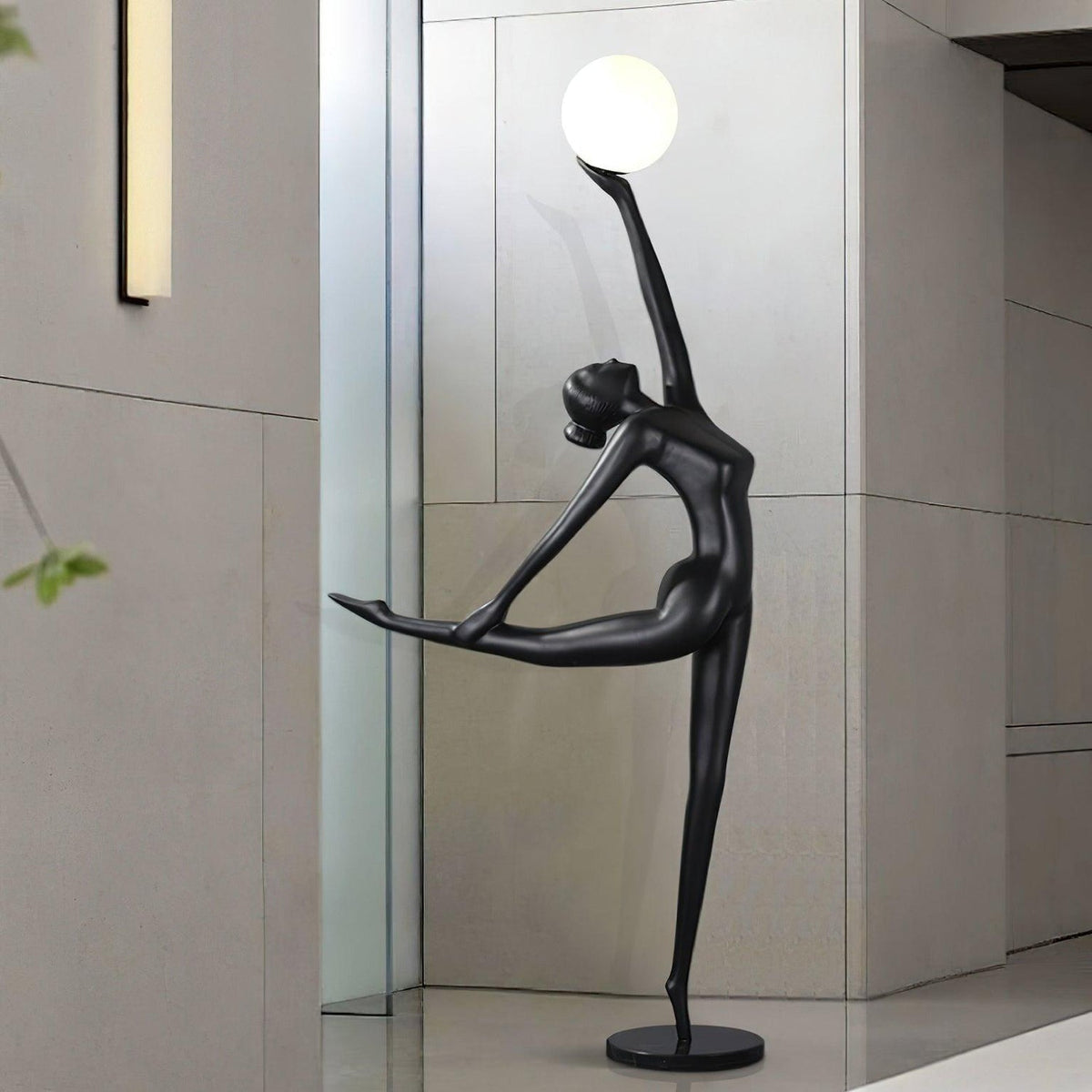 Lyrielle Ballerina Black Floor Lamp