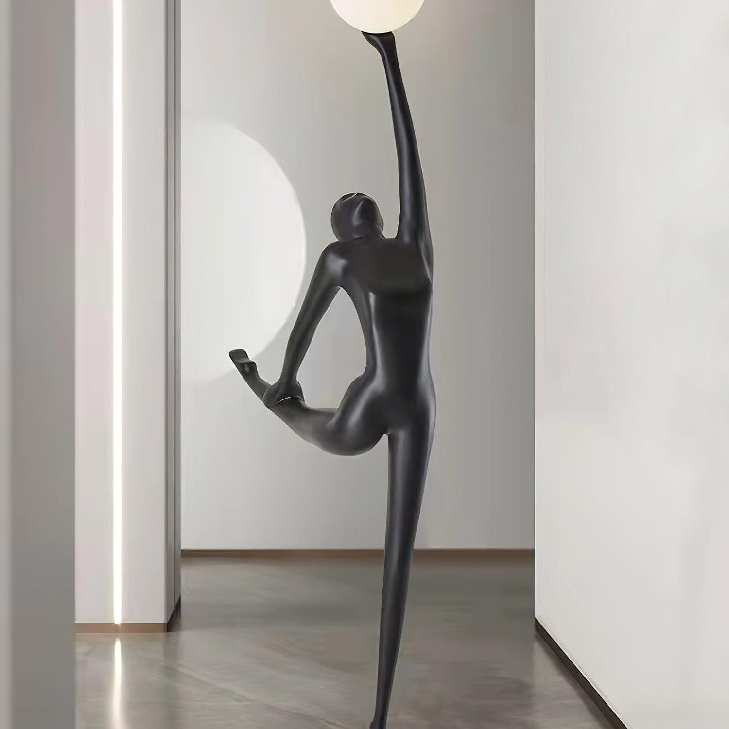 Lyrielle Ballerina Black Floor Lamp