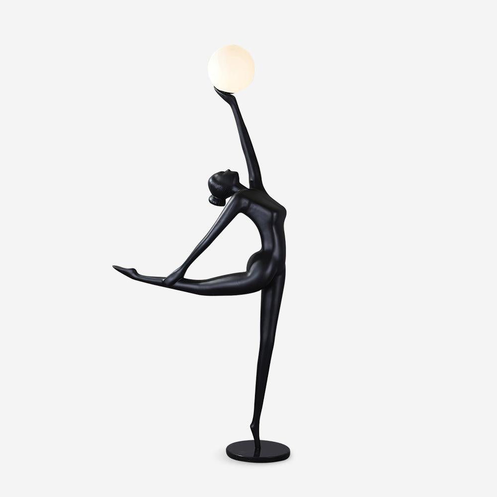 Lyrielle Ballerina Black Floor Lamp