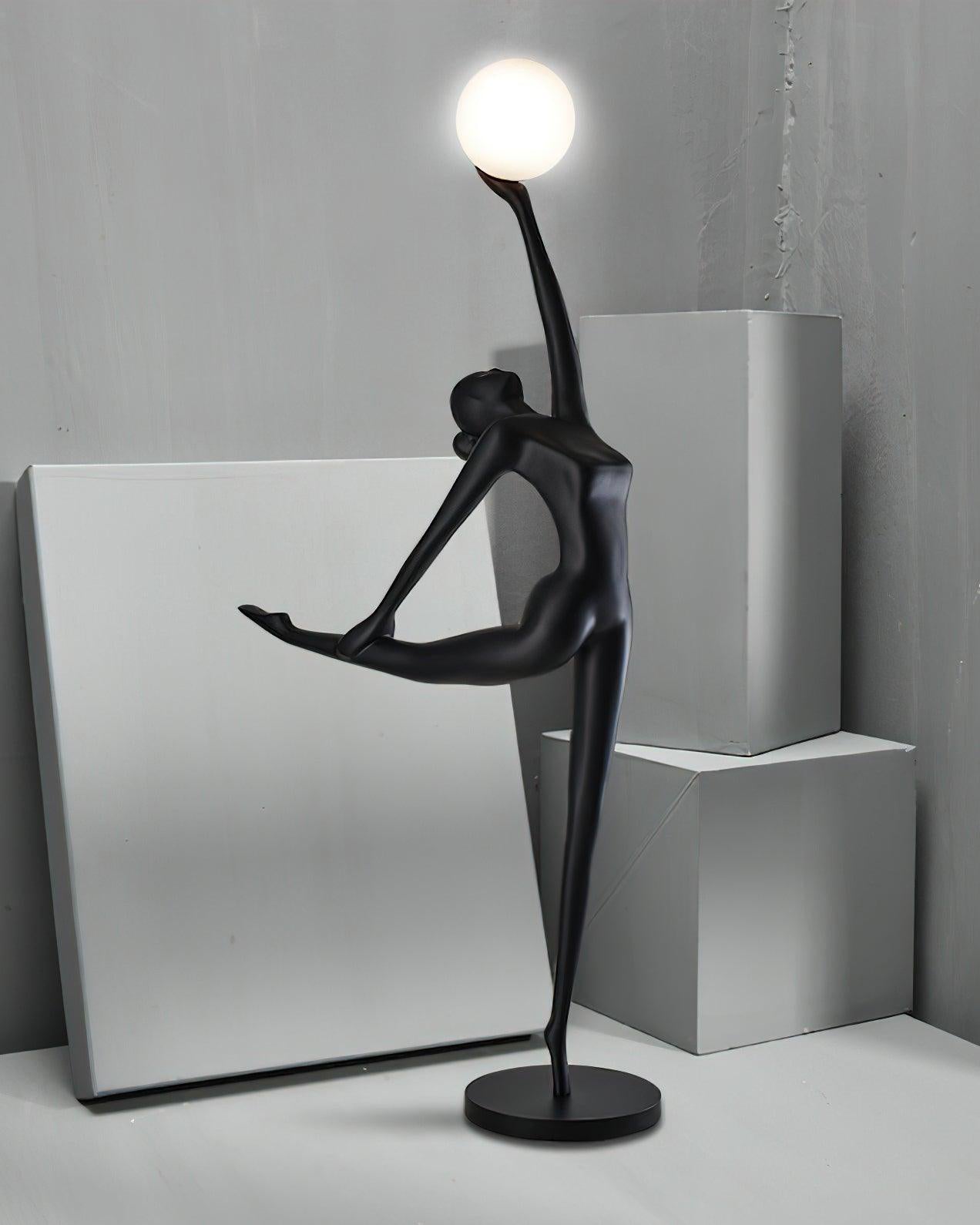 Lyrielle Ballerina Black Floor Lamp