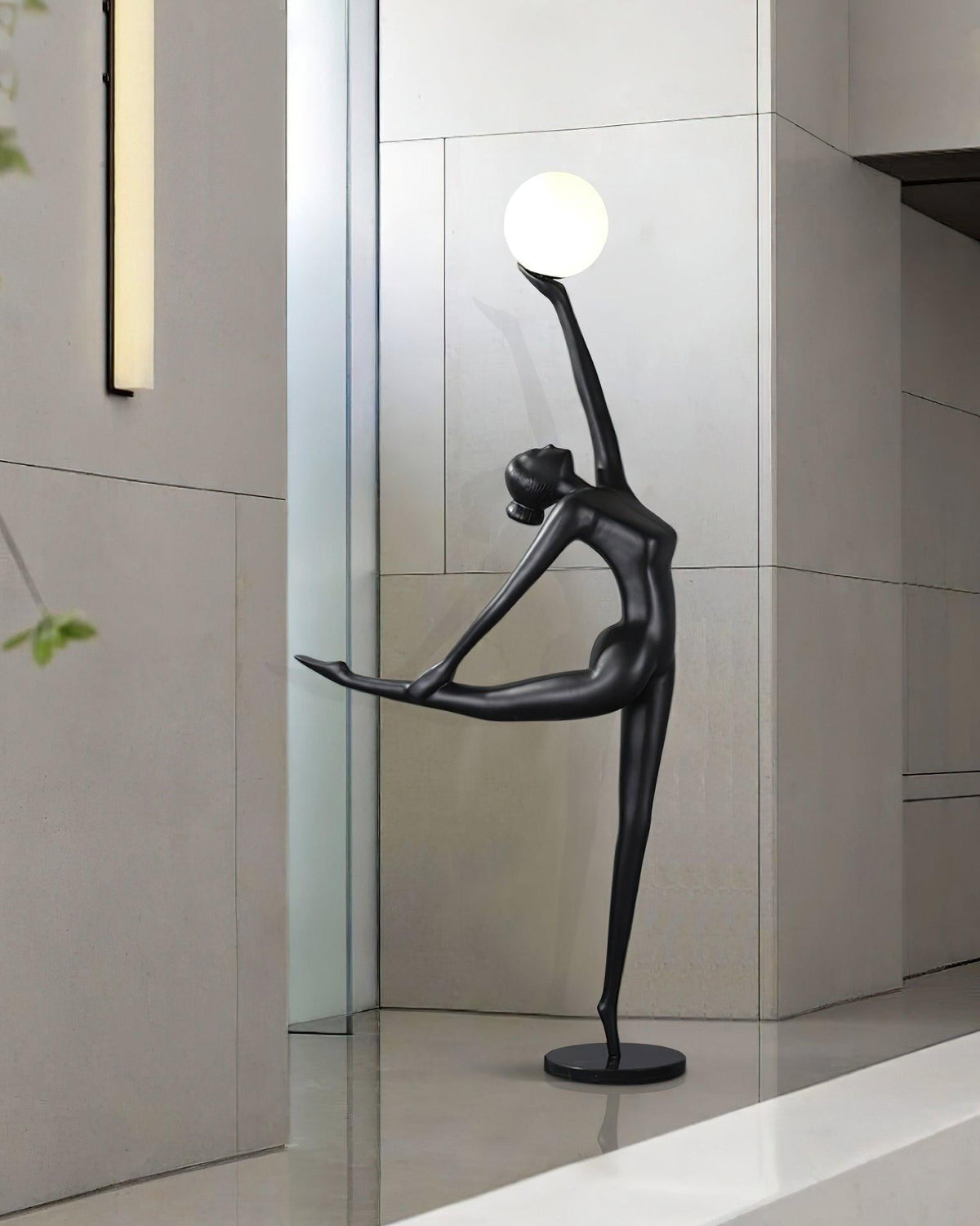 Lyrielle Ballerina Black Floor Lamp