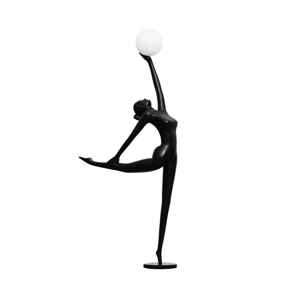 Lyrielle Ballerina Black Floor Lamp