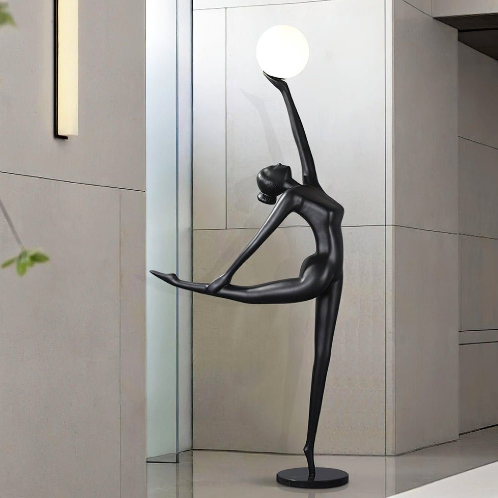 Lyrielle Ballerina Black Floor Lamp