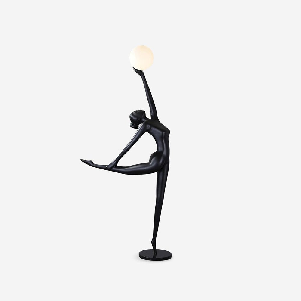 Lyrielle Ballerina Black Floor Lamp