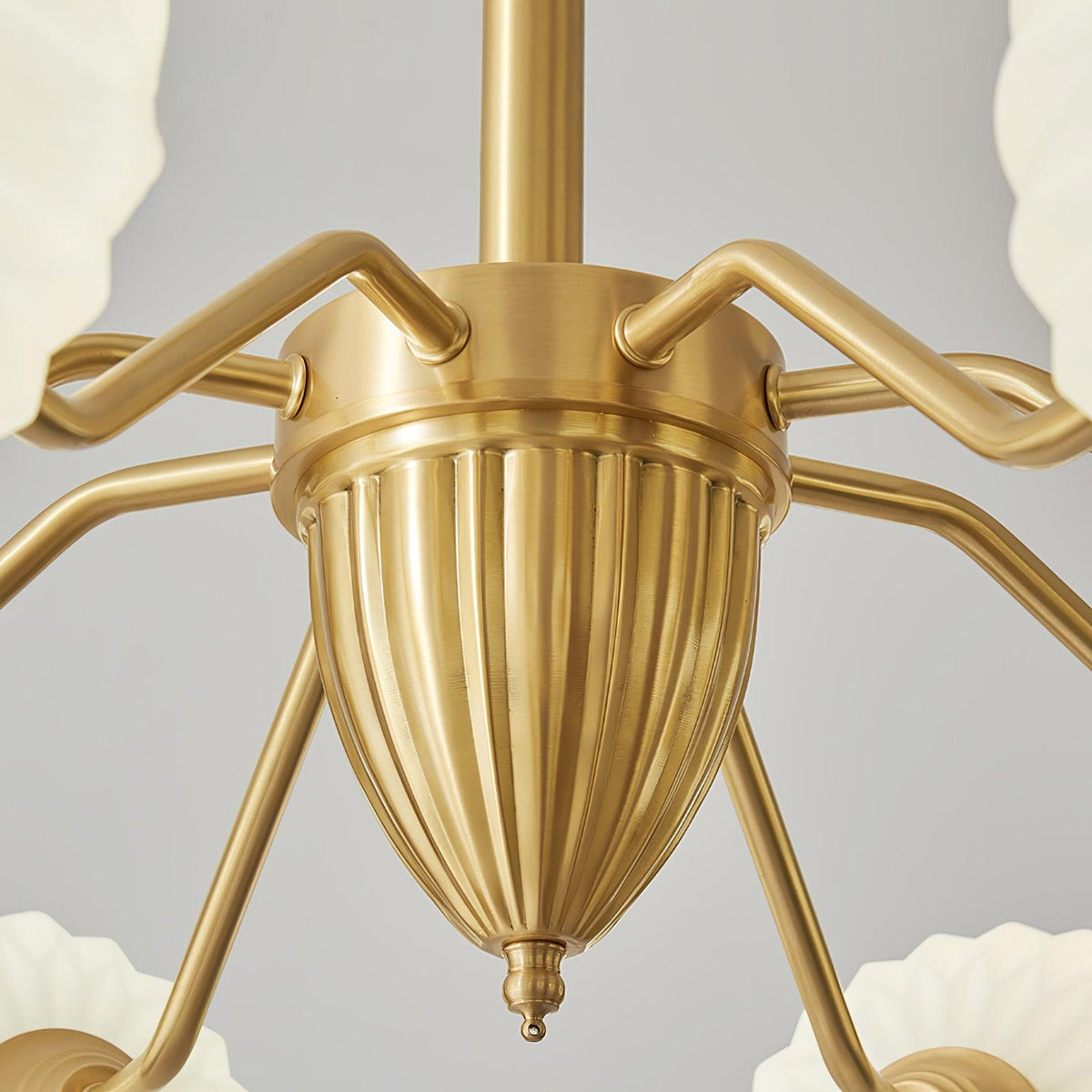 Zanora Vintage Brass Chandelier