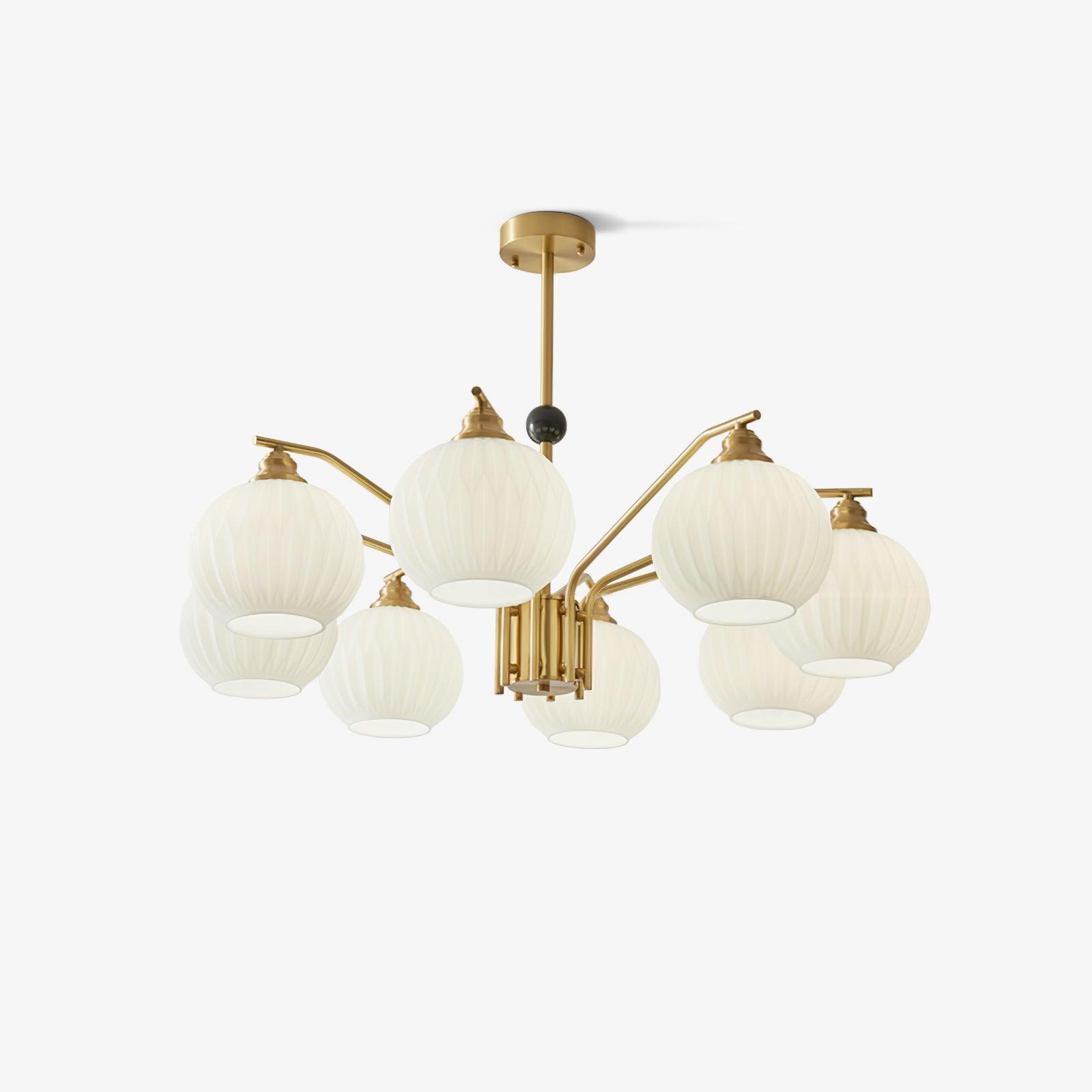 Nytheos Luxurious Brass Chandelier