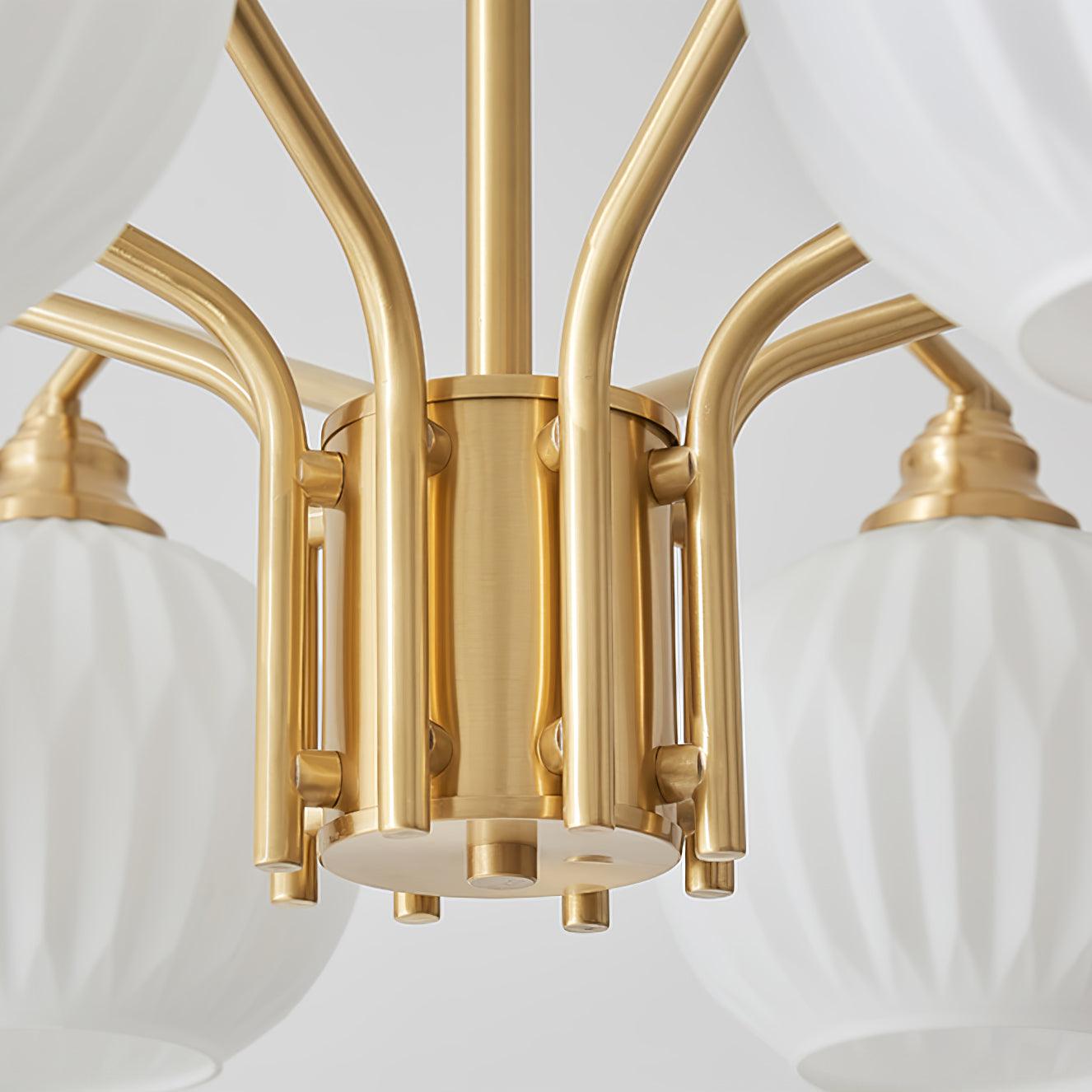 Nytheos Luxurious Brass Chandelier