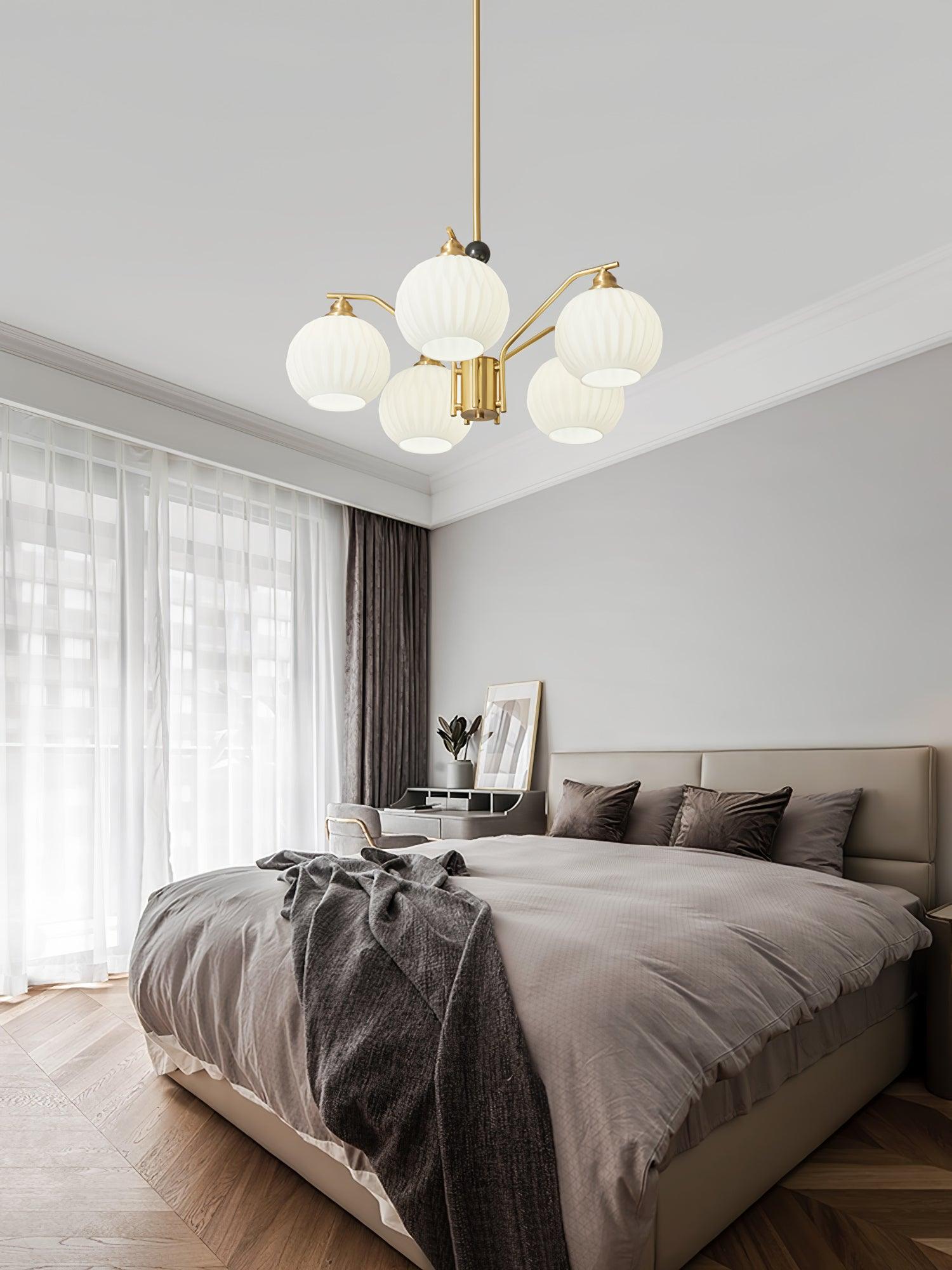 Nytheos Luxurious Brass Chandelier