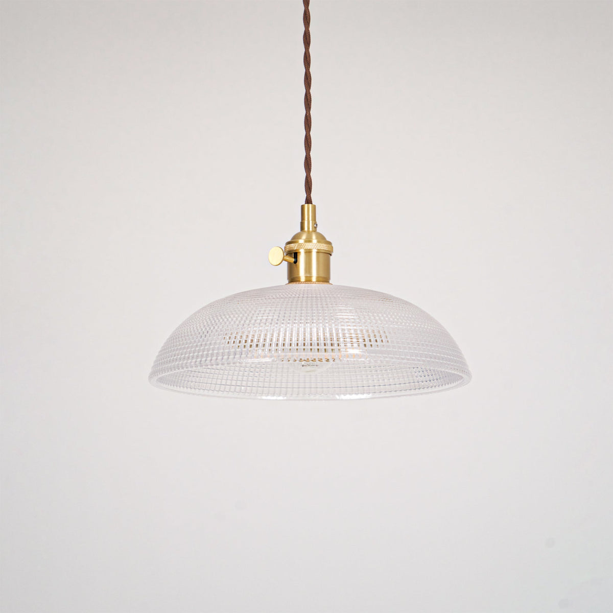 Crinel Brass & Glass Pendant Light