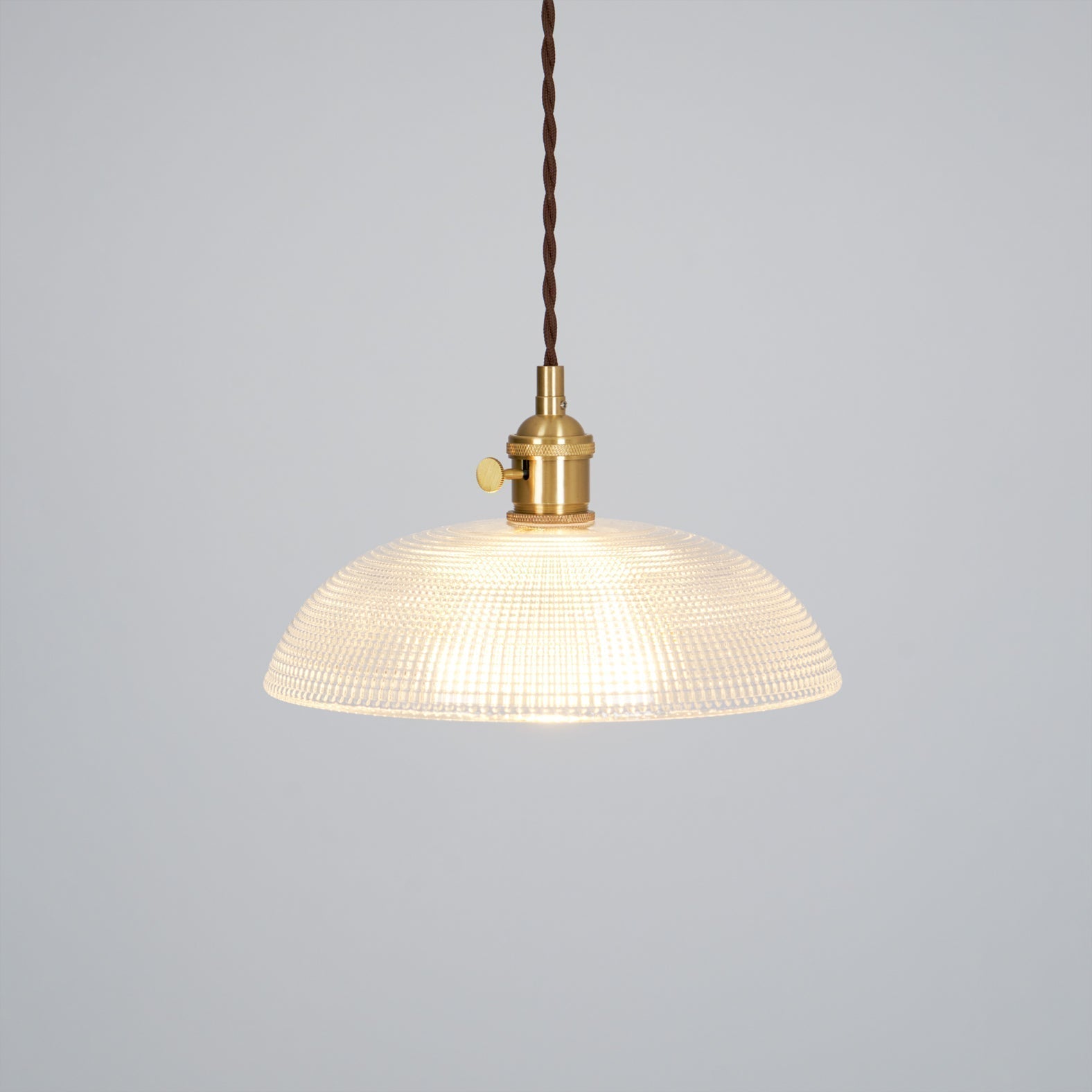 Crinel Brass & Glass Pendant Light