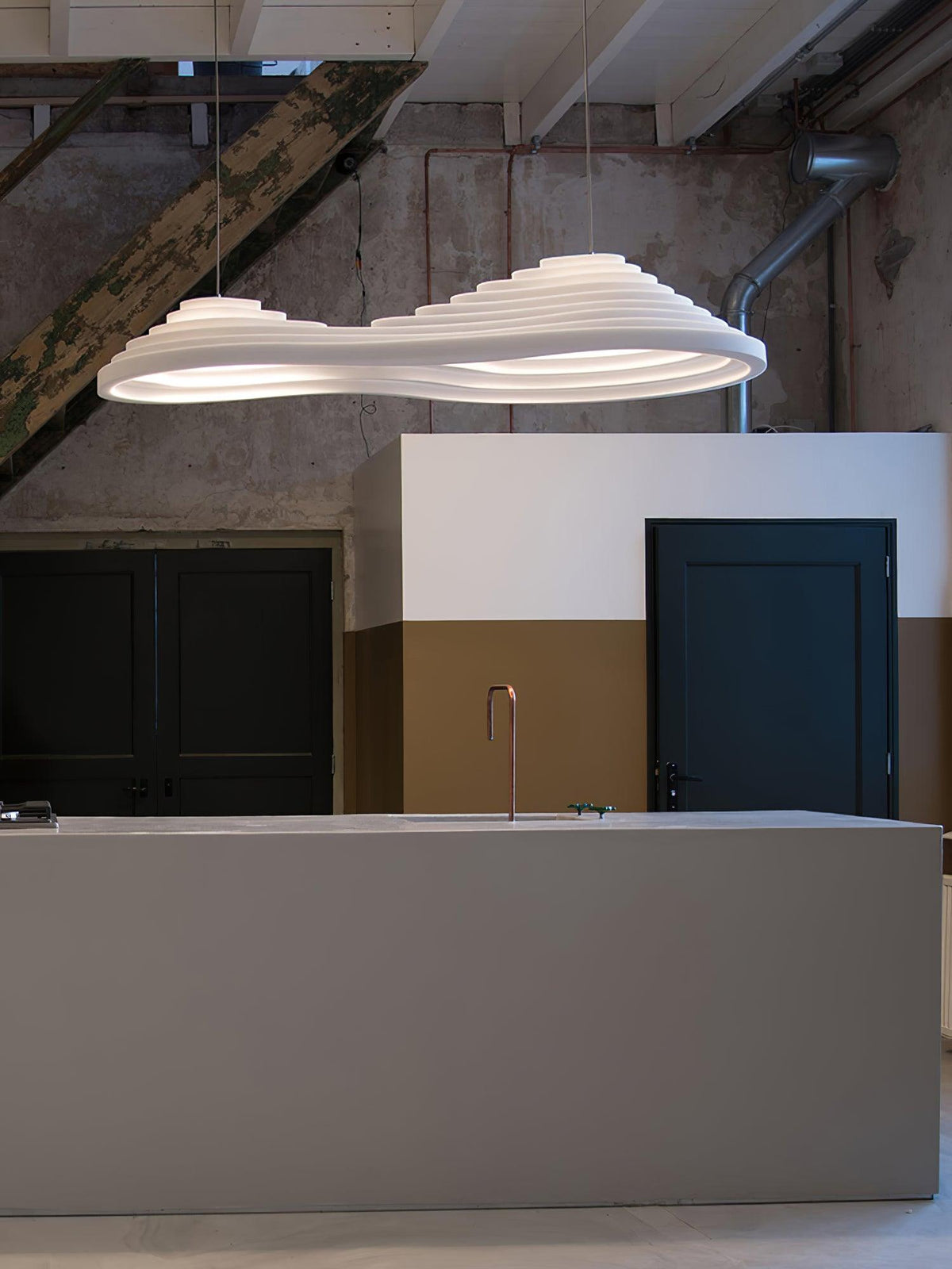 Molten Field Nordic Art Plastic Pendant Lamp