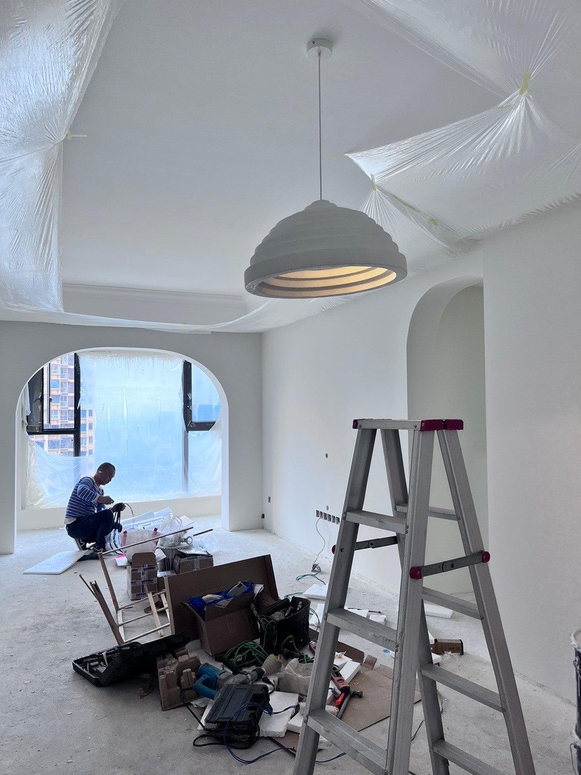 Molten Field Nordic Art Plastic Pendant Lamp