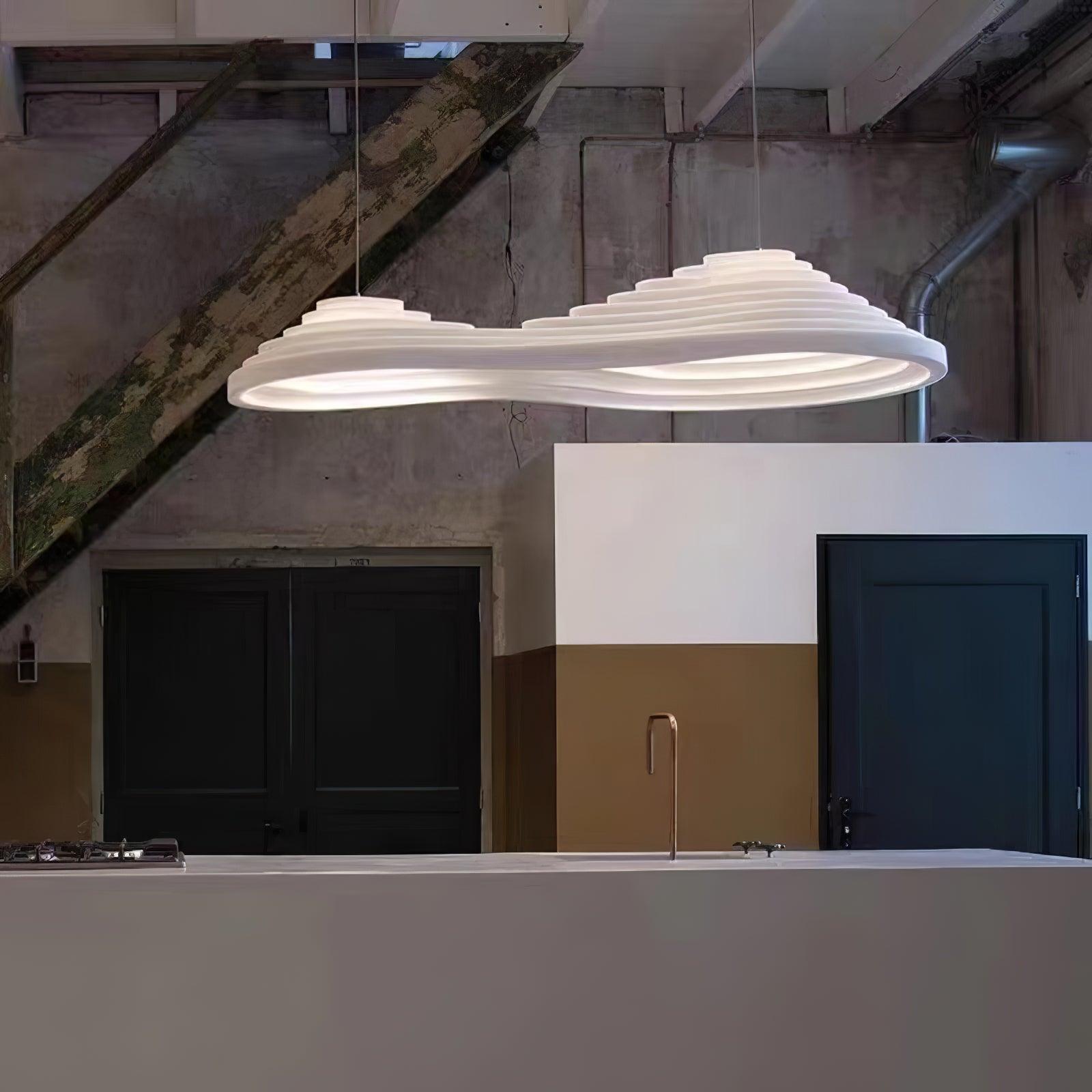 Molten Field Nordic Art Plastic Pendant Lamp