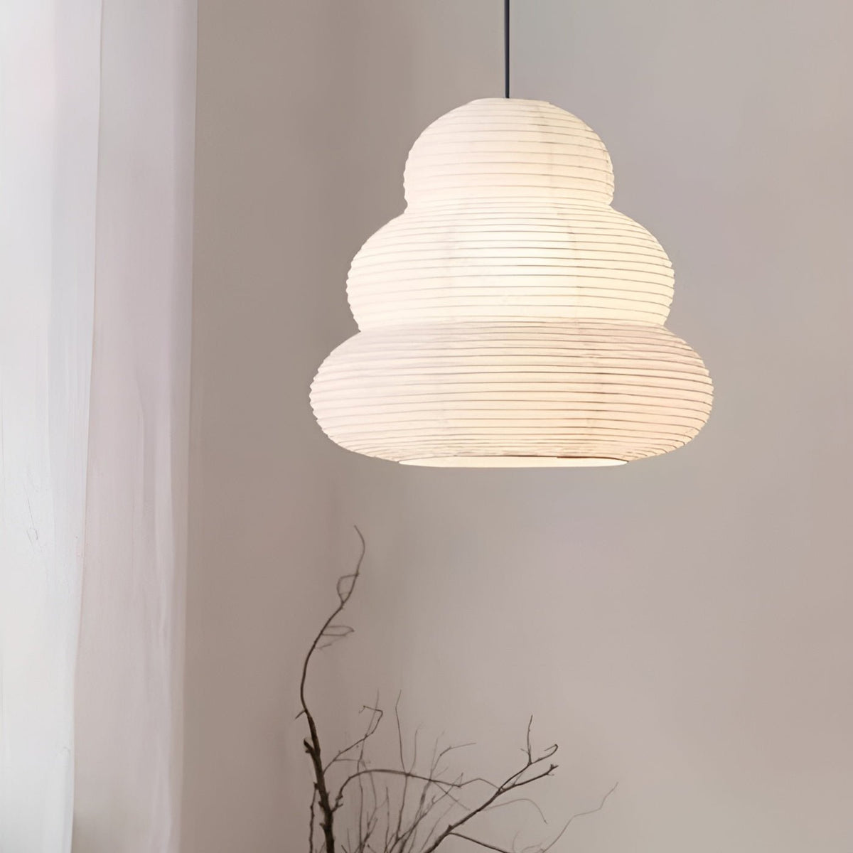 Gemma Modern Paper Pendant Light