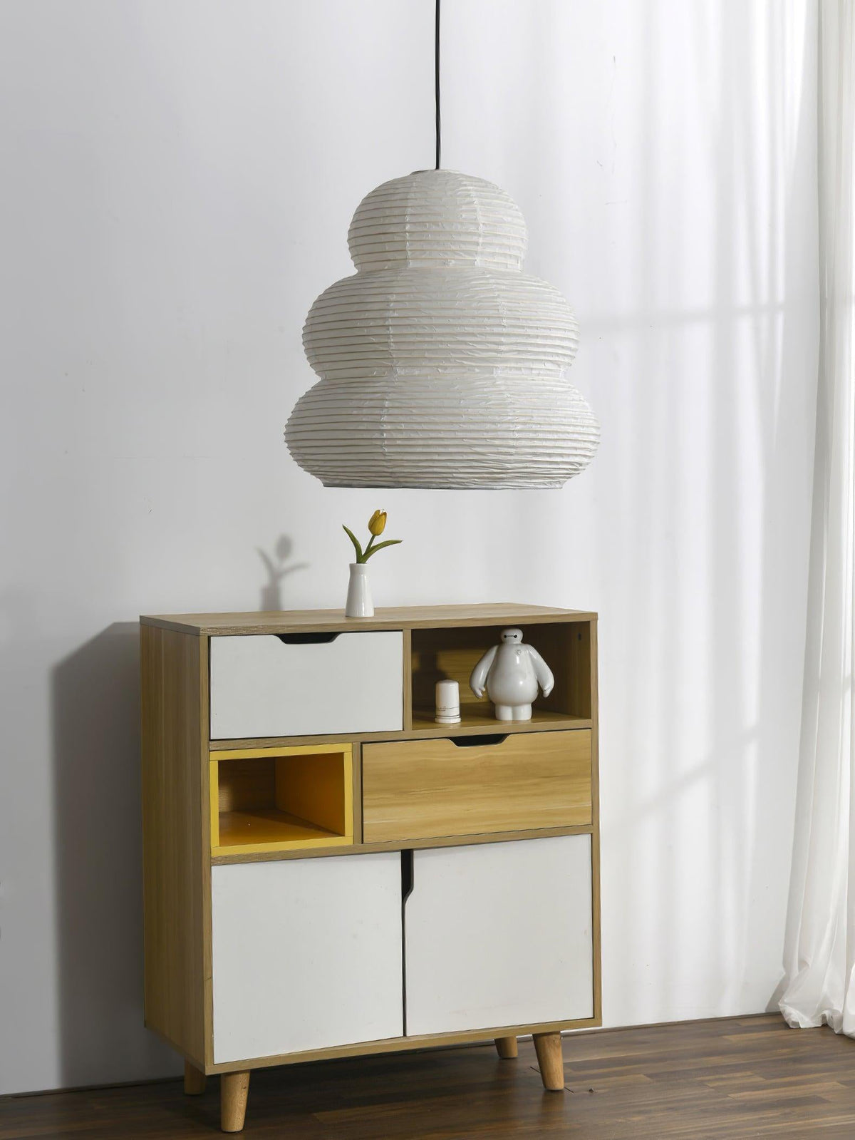 Gemma Modern Paper Pendant Light