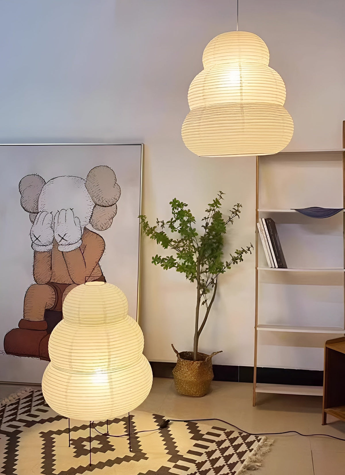 Gemma Modern Paper Pendant Light