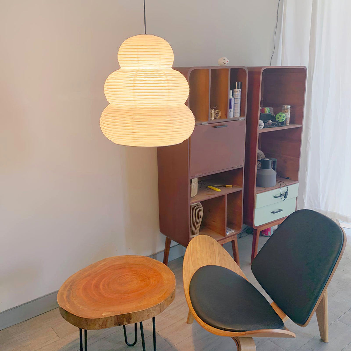 Gemma Modern Paper Pendant Light