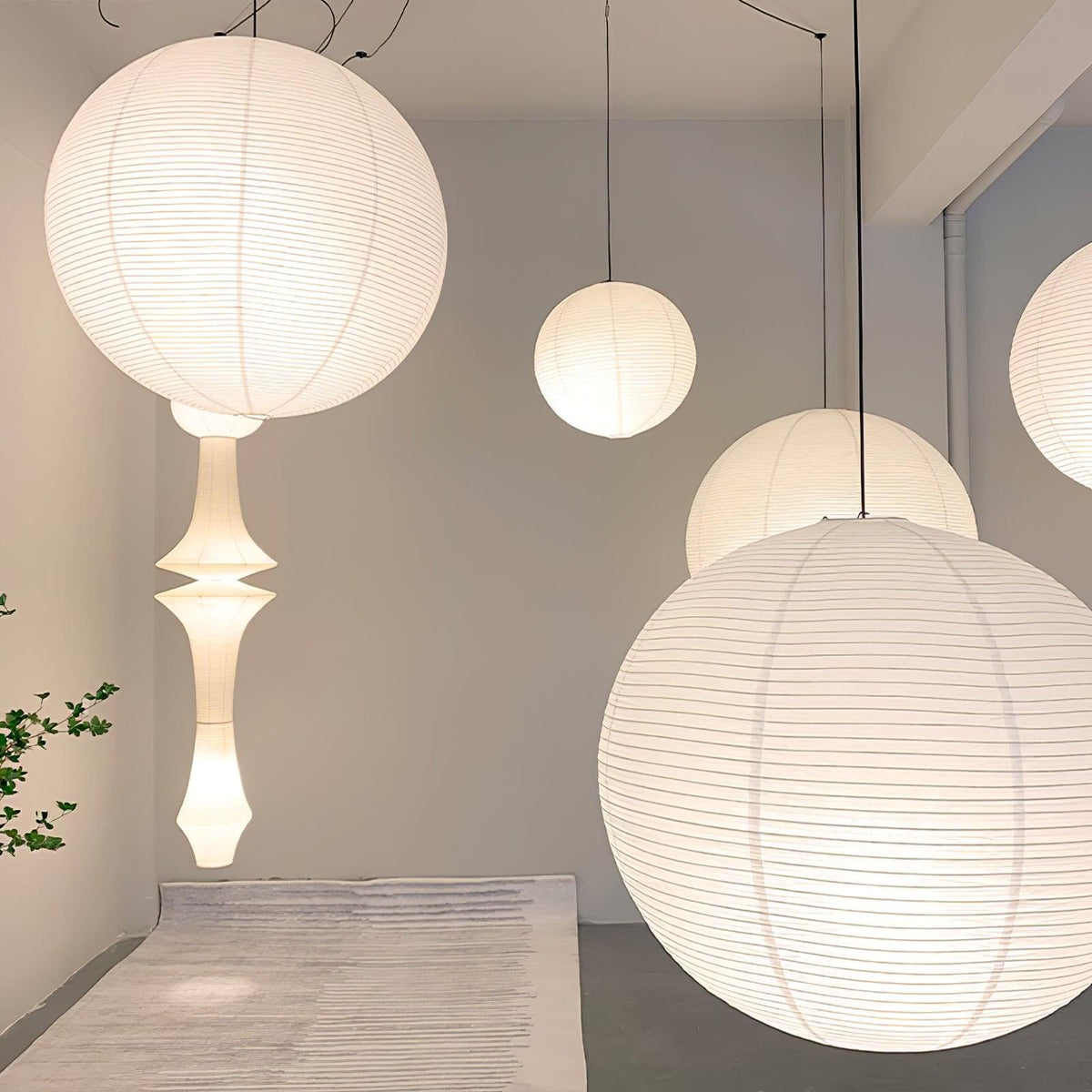 Lunerelle Pendant Lamp Paper for Living Room