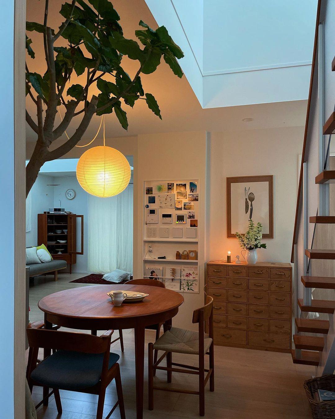 Lunerelle Pendant Lamp Paper for Living Room