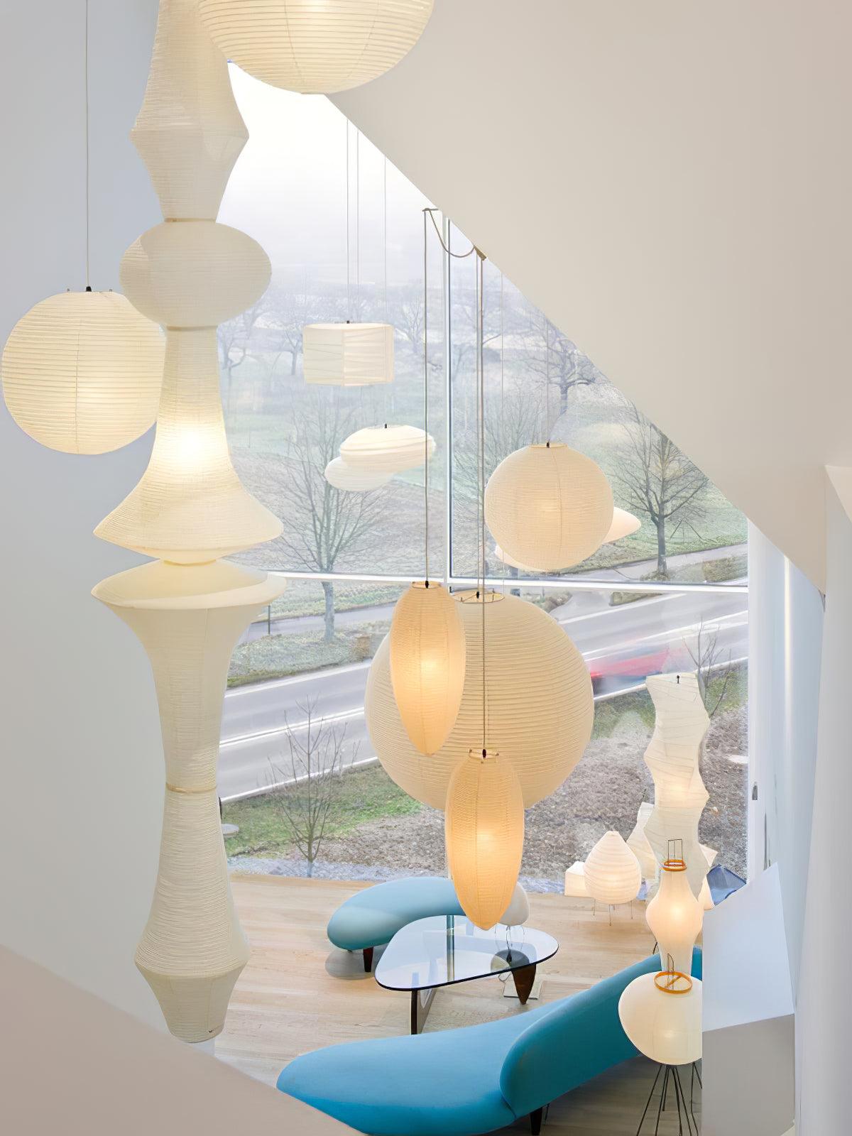 Elmsridge Washi Paper E Pendant Light