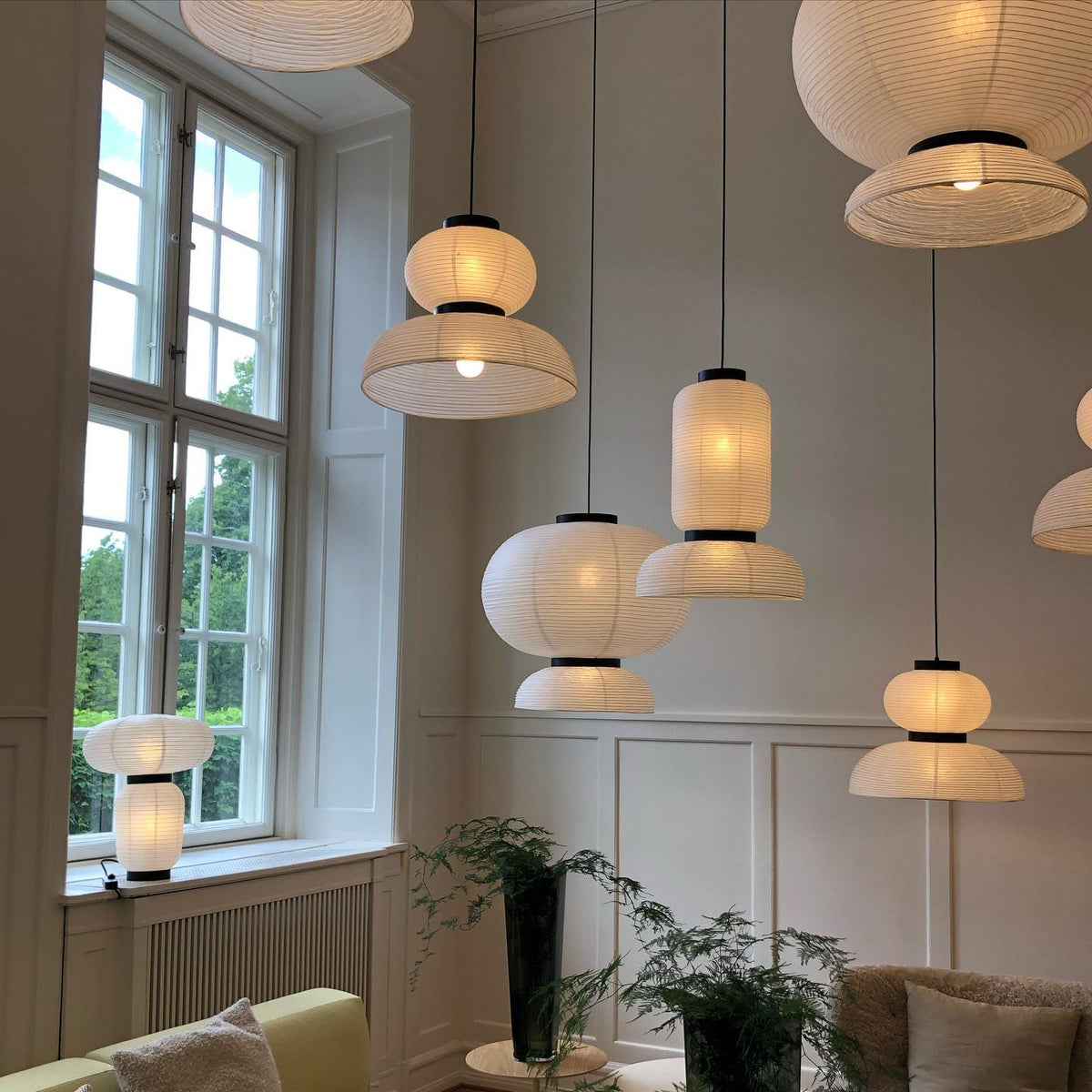 Nyzorora Modern Minimalist Swag Pendant Lamp