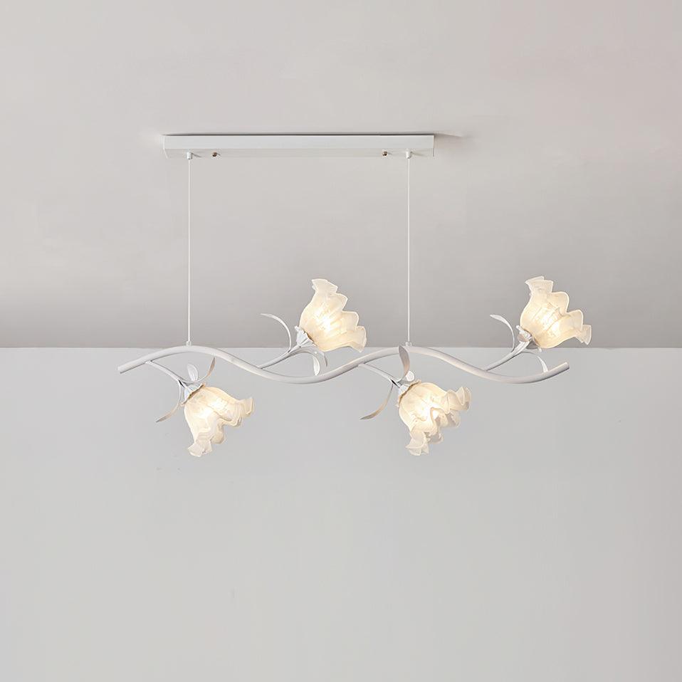 Liorareon Chandelier Floral Glass