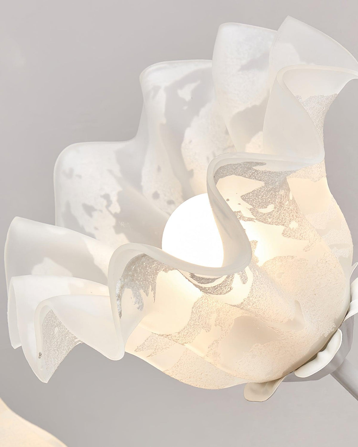 Liorareon Chandelier Floral Glass