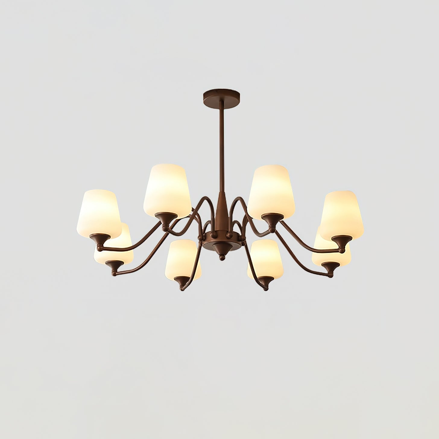 Velelaria Chandelier Frosted Glass Shades