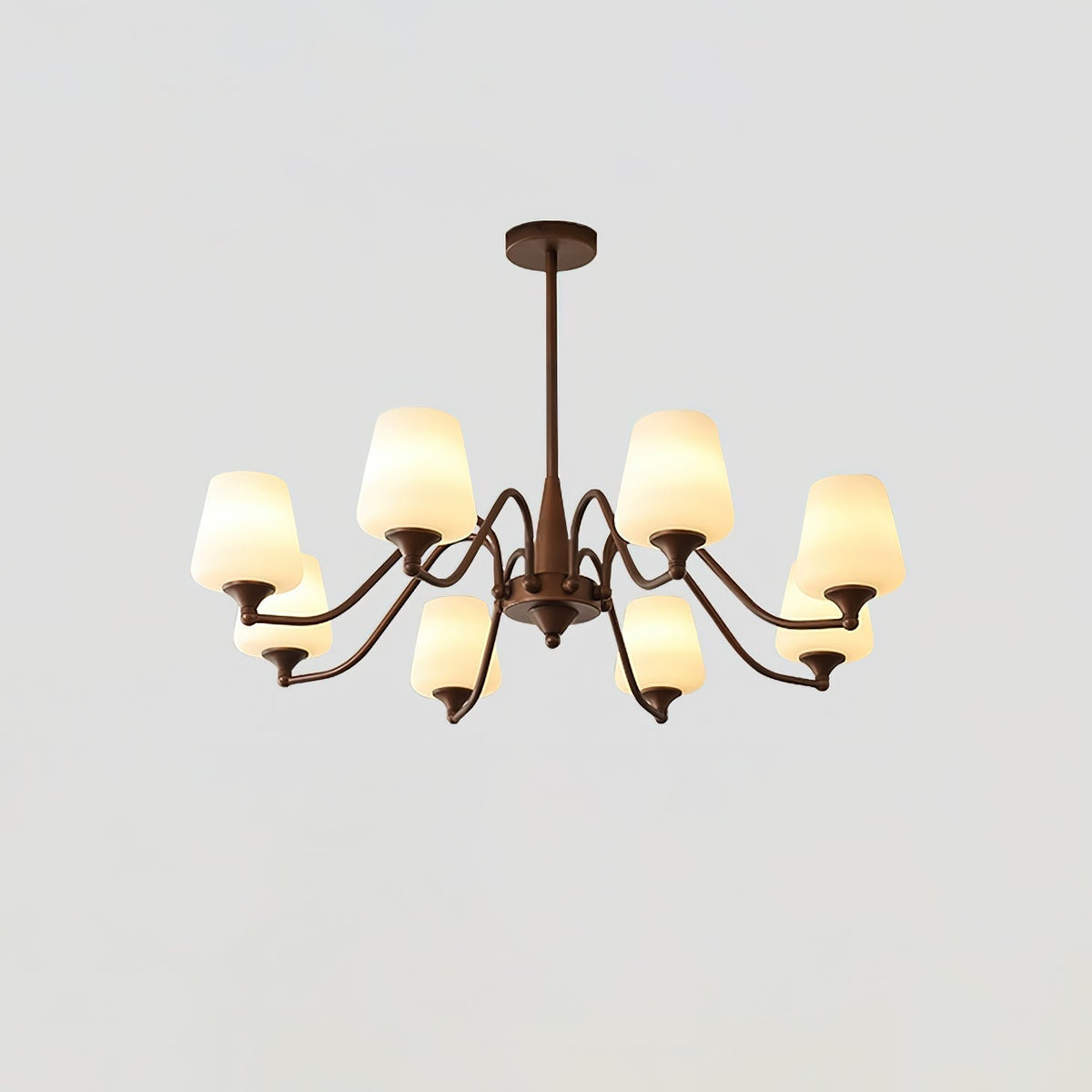 Velelaria Chandelier Frosted Glass Shades