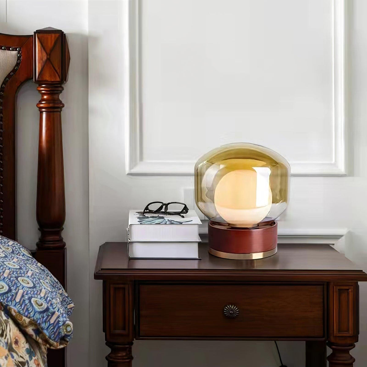 Brinox Wood Artistic Table lamp