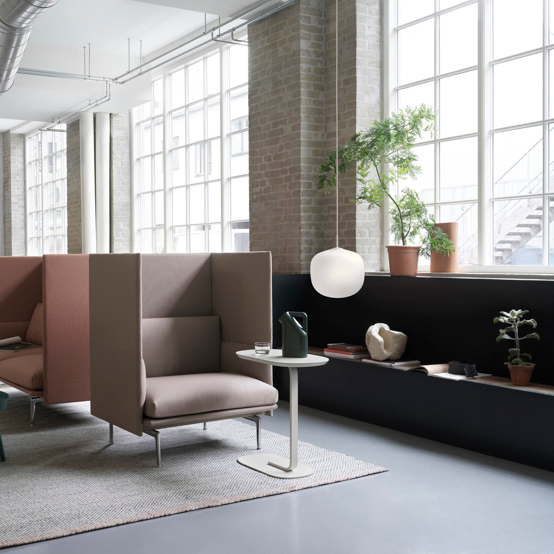 Etienne Pendant Lamp Semi-transparent Glass