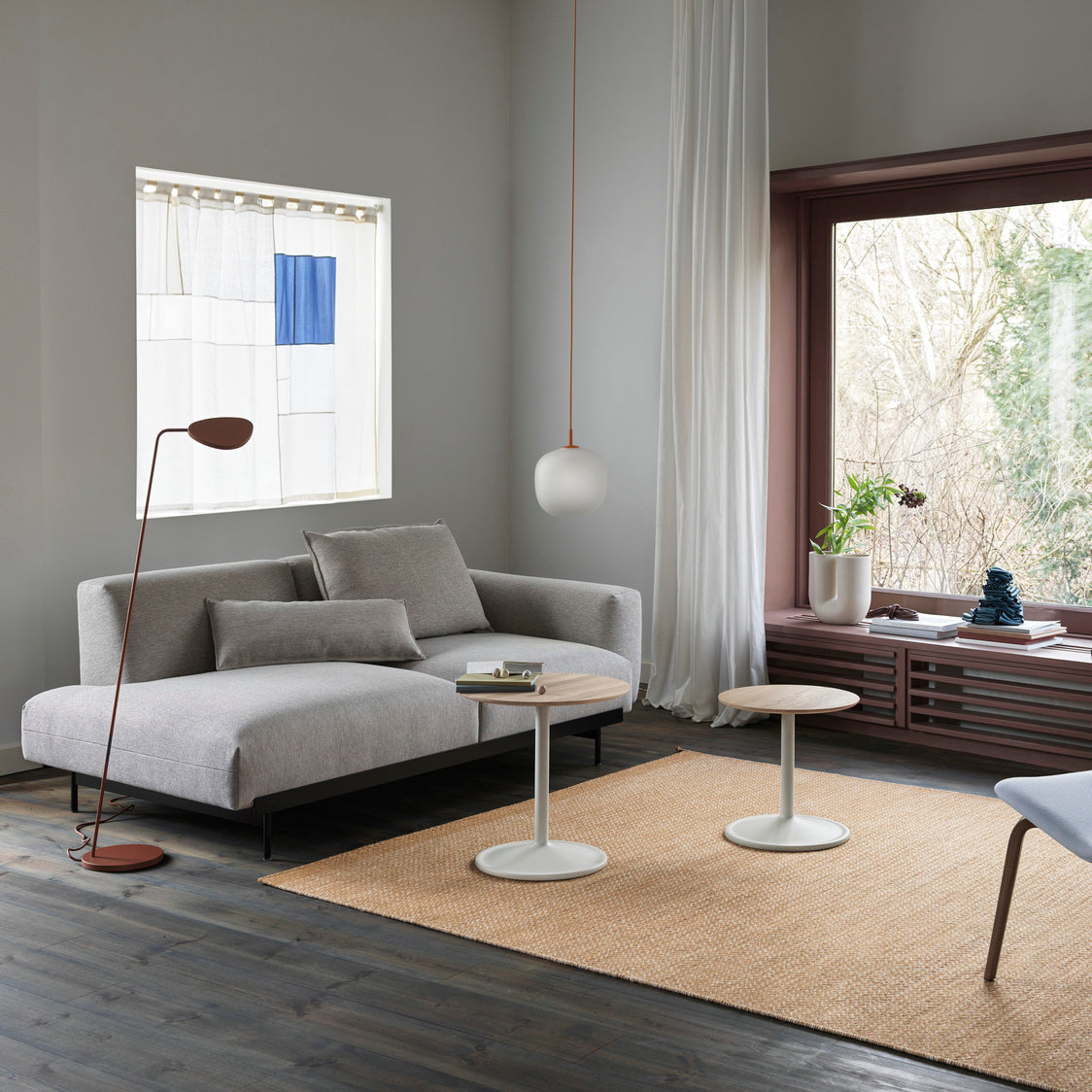 Etienne Pendant Lamp Semi-transparent Glass