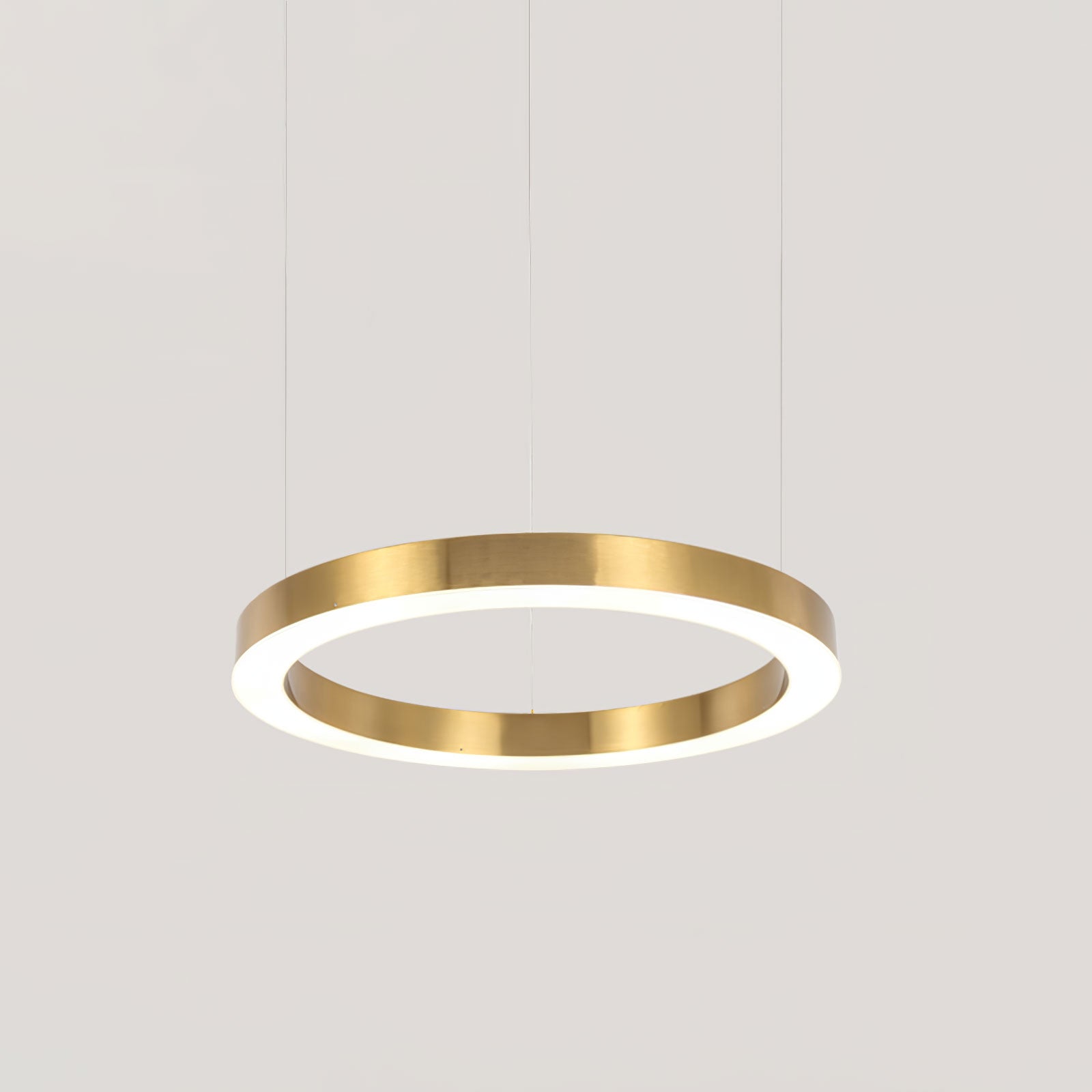 Dexlin Pendant Light LED Ring Gold Modern 3-Ring