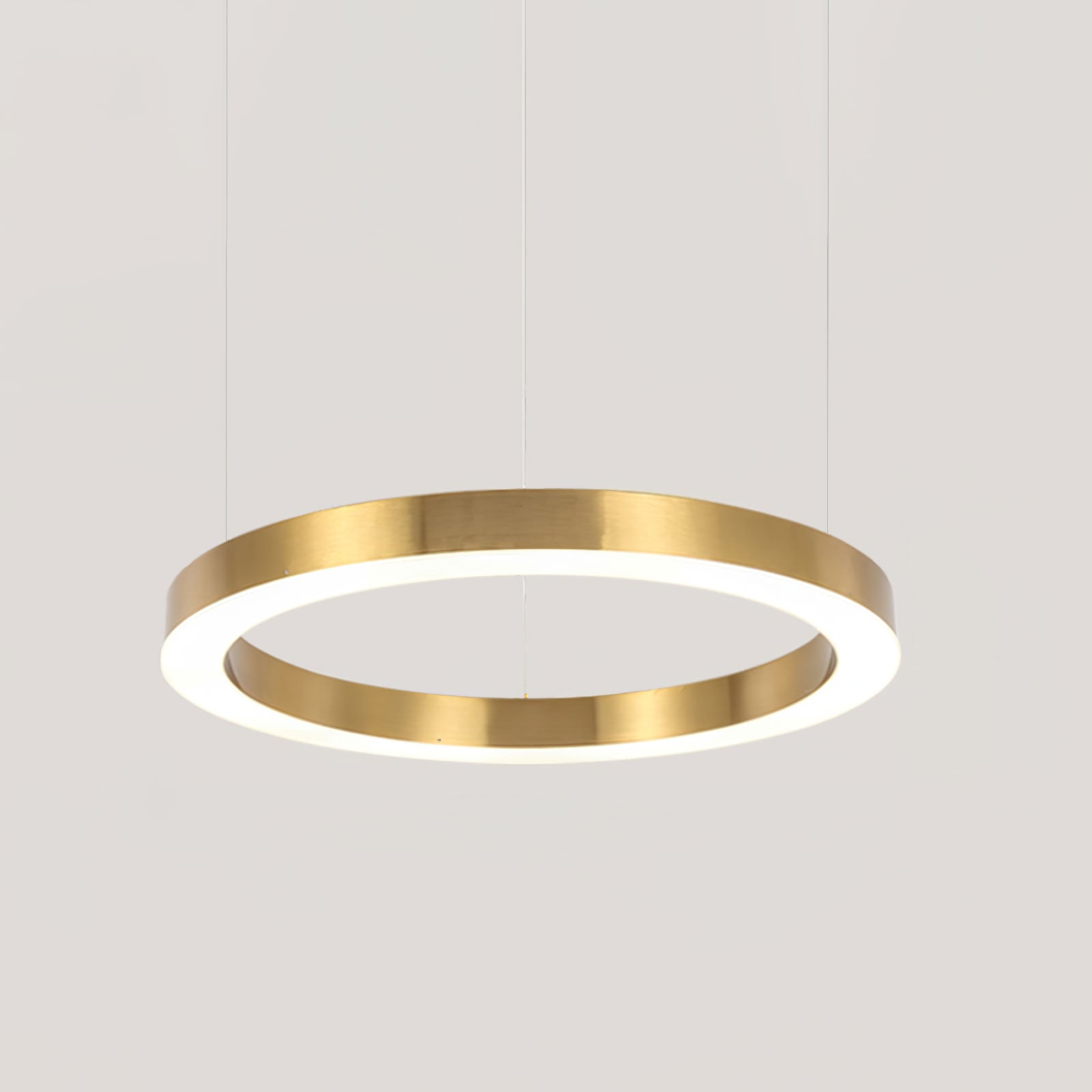 Dexlin Pendant Light LED Ring Gold Modern 3-Ring