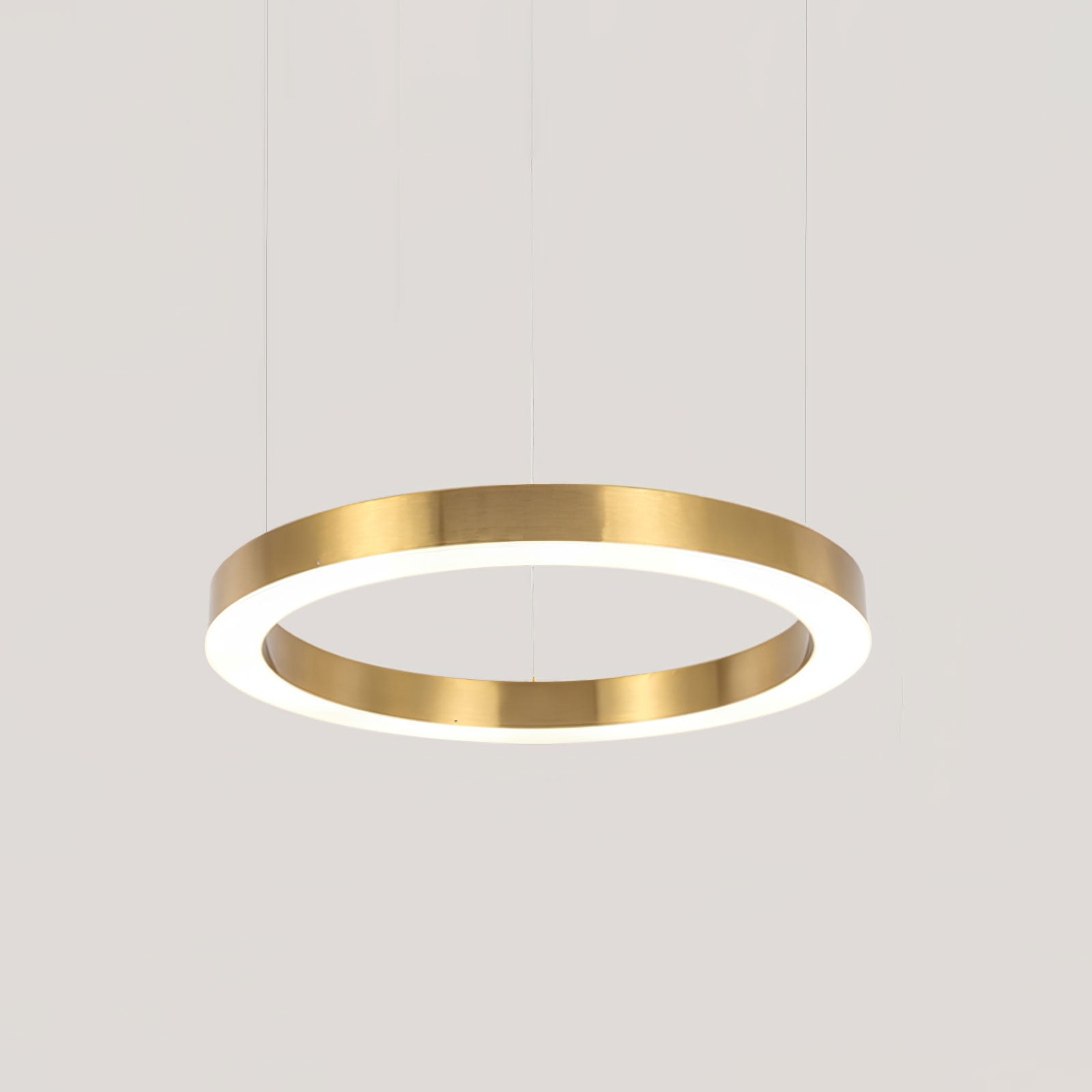 Dexlin Pendant Light LED Ring Gold Modern 3-Ring
