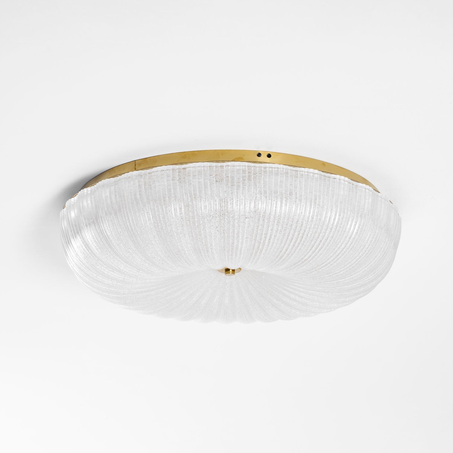 Delafield Ripple Glass Flush Mount Ceiling Light