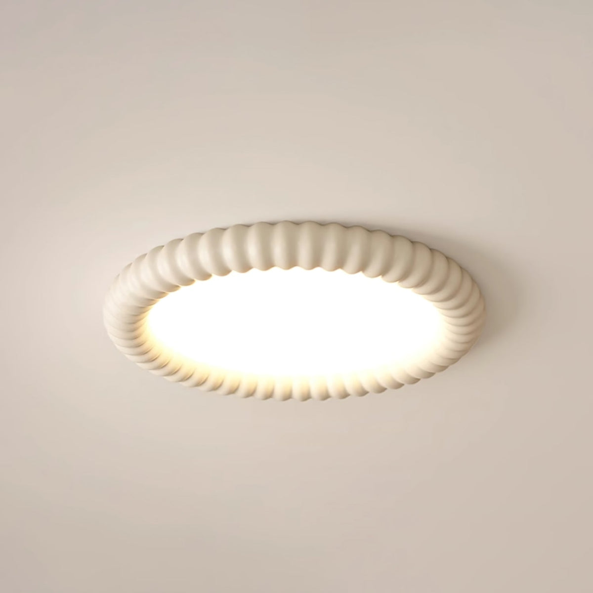 Ulire Nordic Art Ripple Resin Ceiling Light