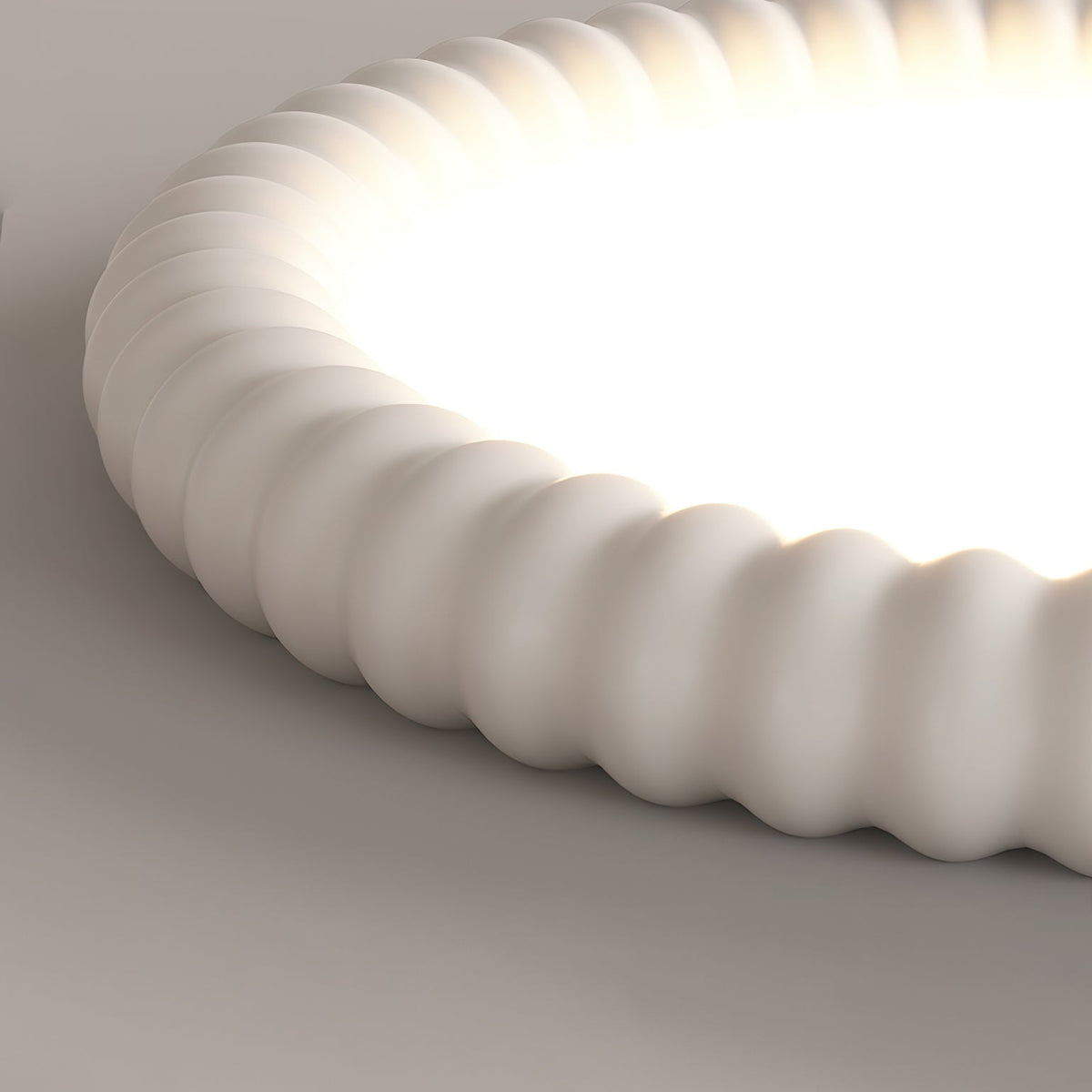 Ulire Nordic Art Ripple Resin Ceiling Light