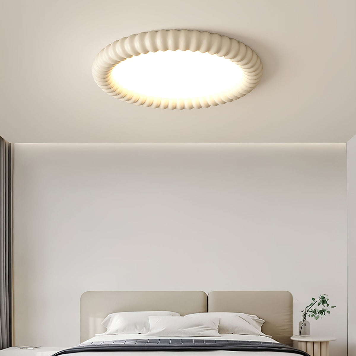 Ulire Nordic Art Ripple Resin Ceiling Light