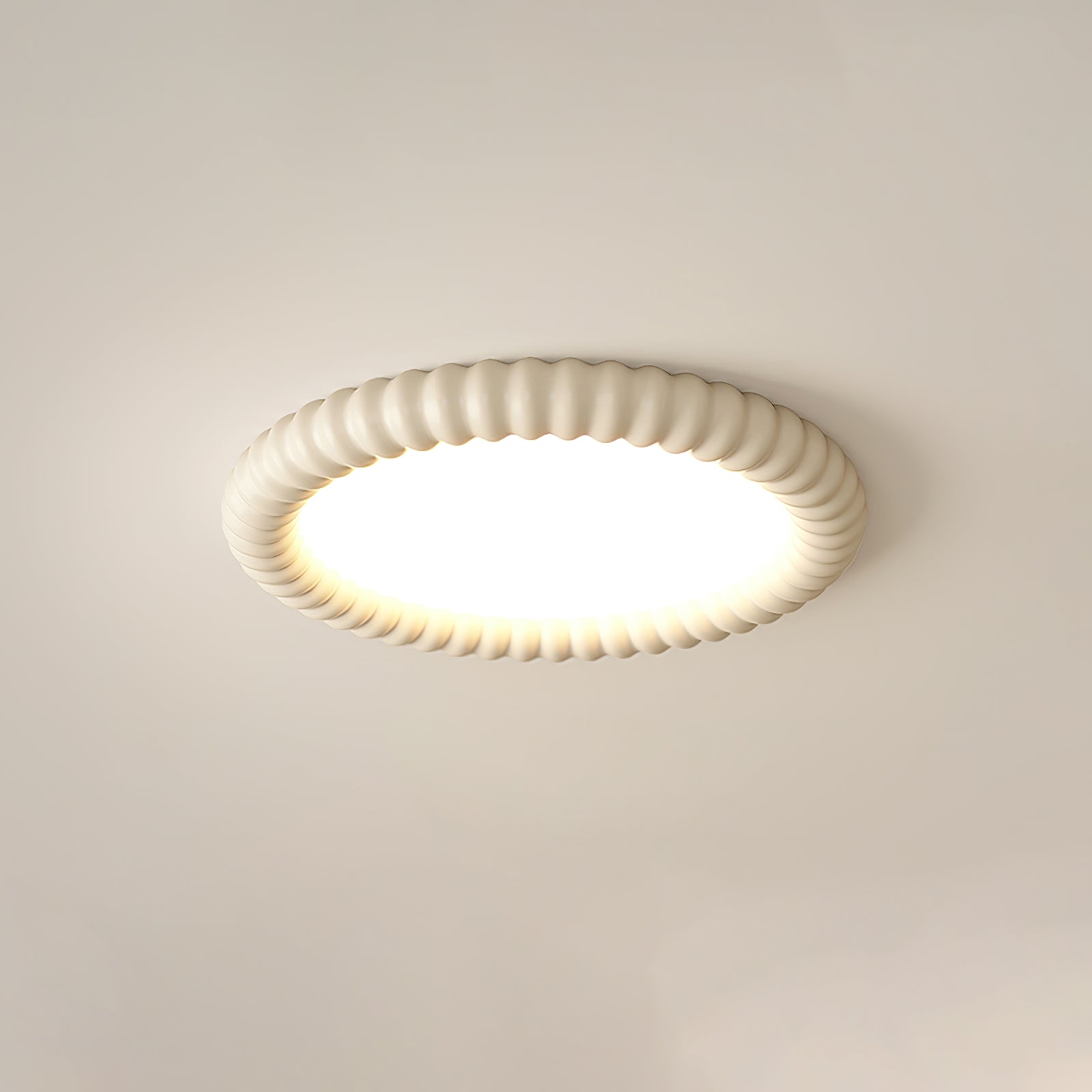 Ulire Nordic Art Ripple Resin Ceiling Light