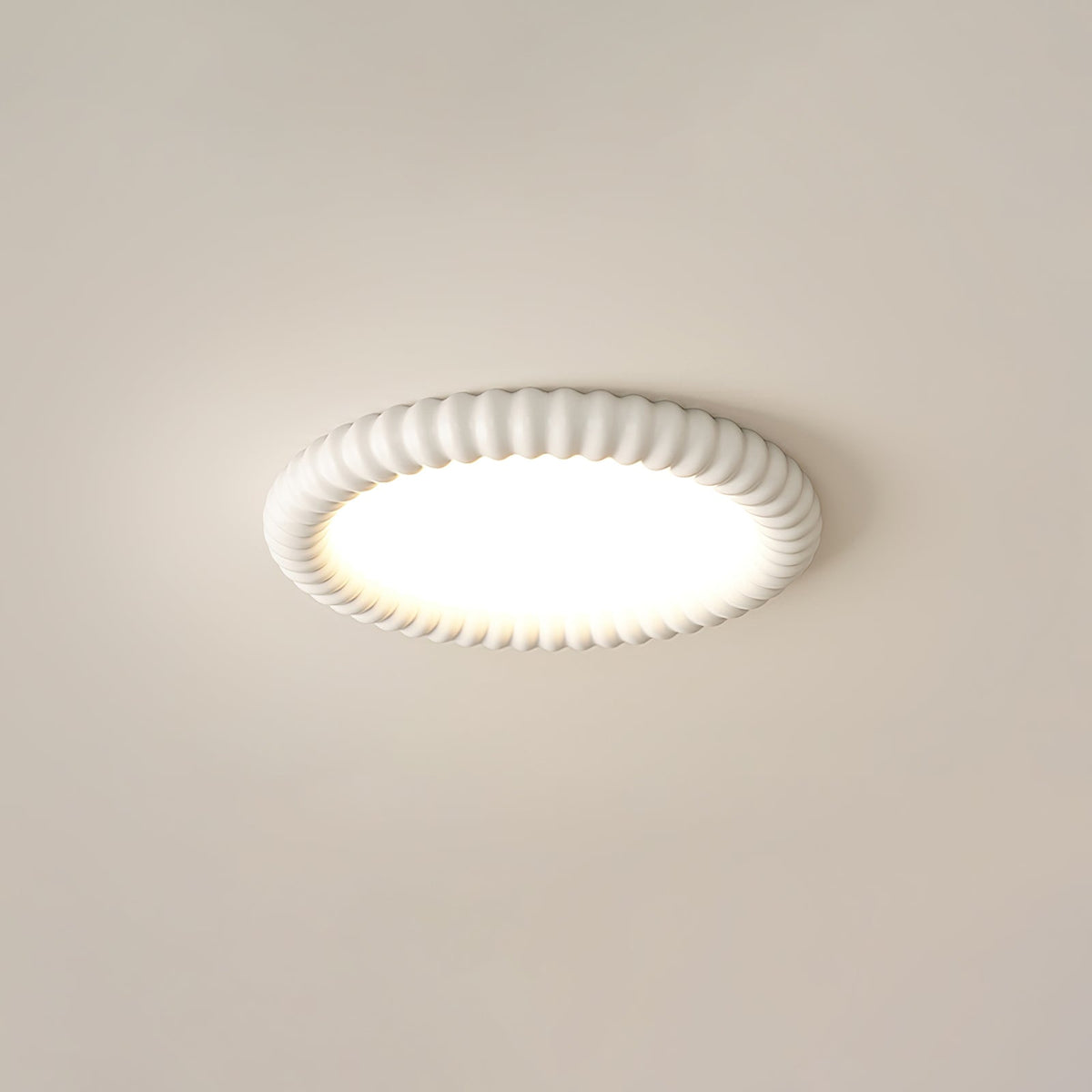 Ulire Nordic Art Ripple Resin Ceiling Light