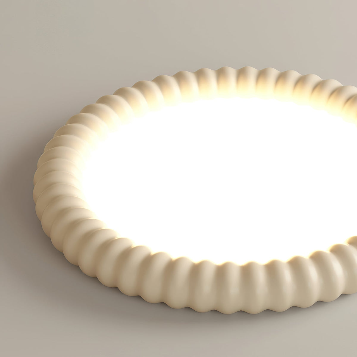 Ulire Nordic Art Ripple Resin Ceiling Light