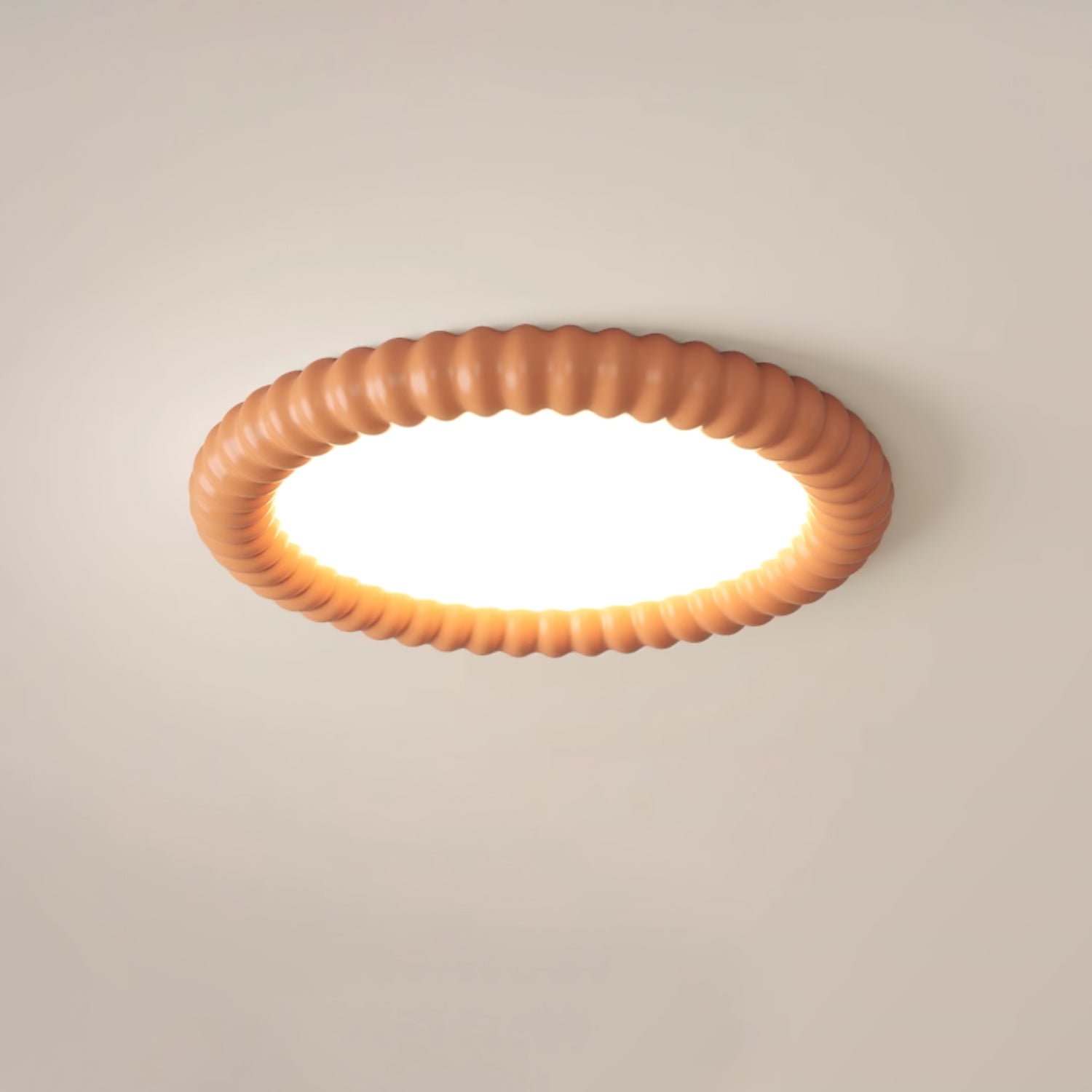 Ulire Nordic Art Ripple Resin Ceiling Light