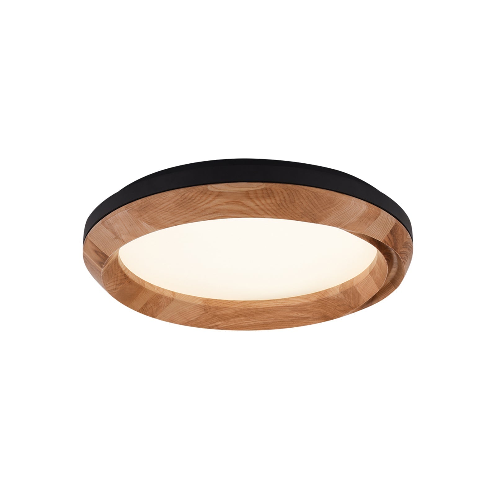Aurdoreth Modern Minimalist Ripple Wood Ceiling Light