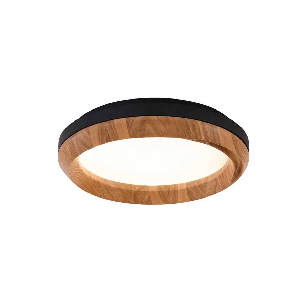 Aurdoreth Modern Minimalist Ripple Wood Ceiling Light
