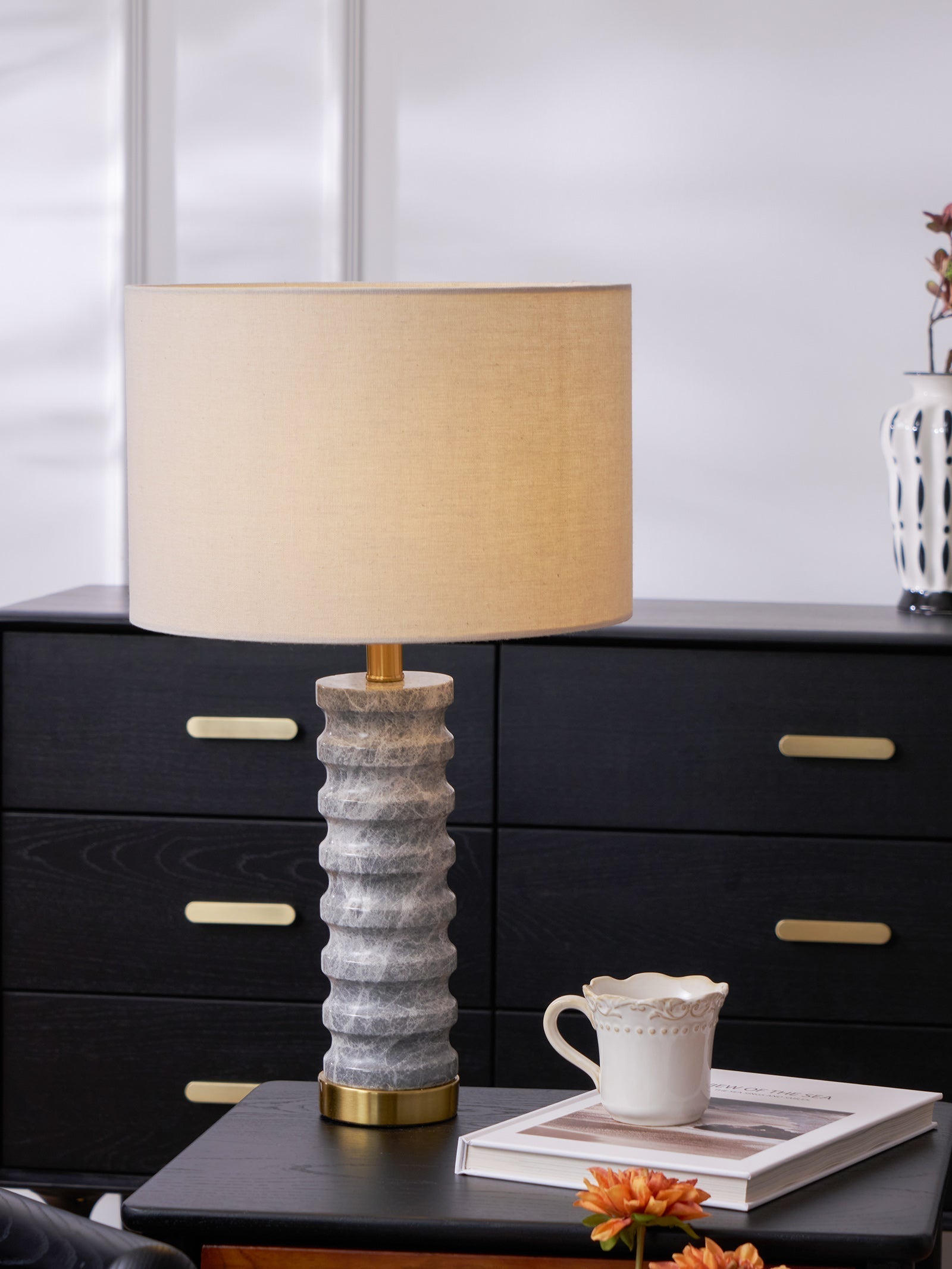 Petirielle Modern Stone Table Lamp