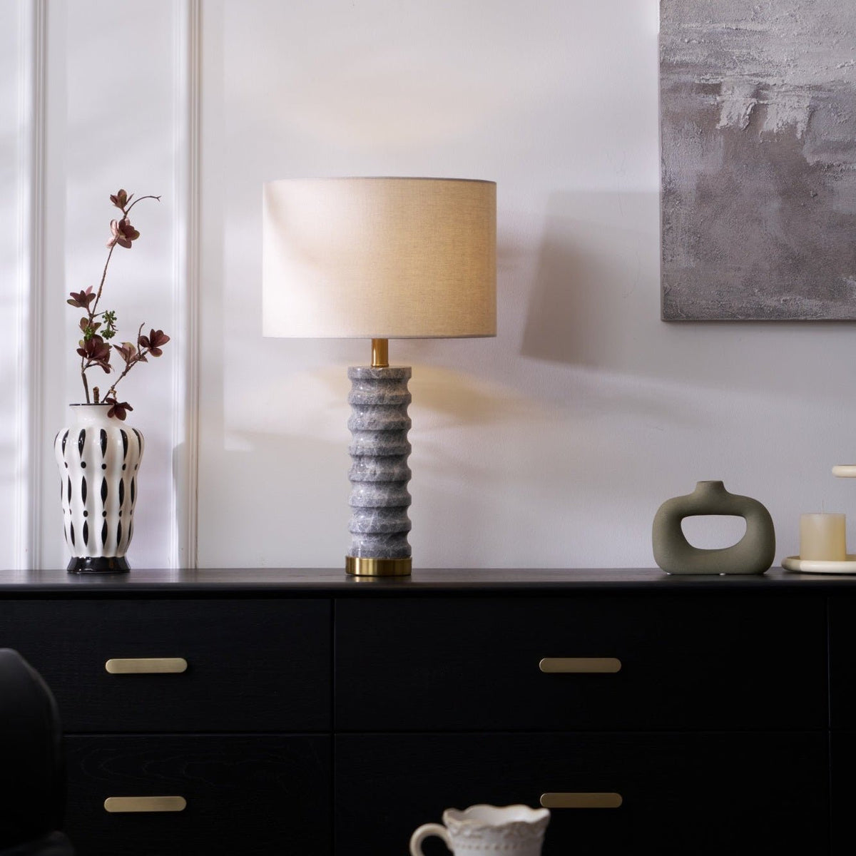 Petirielle Modern Stone Table Lamp