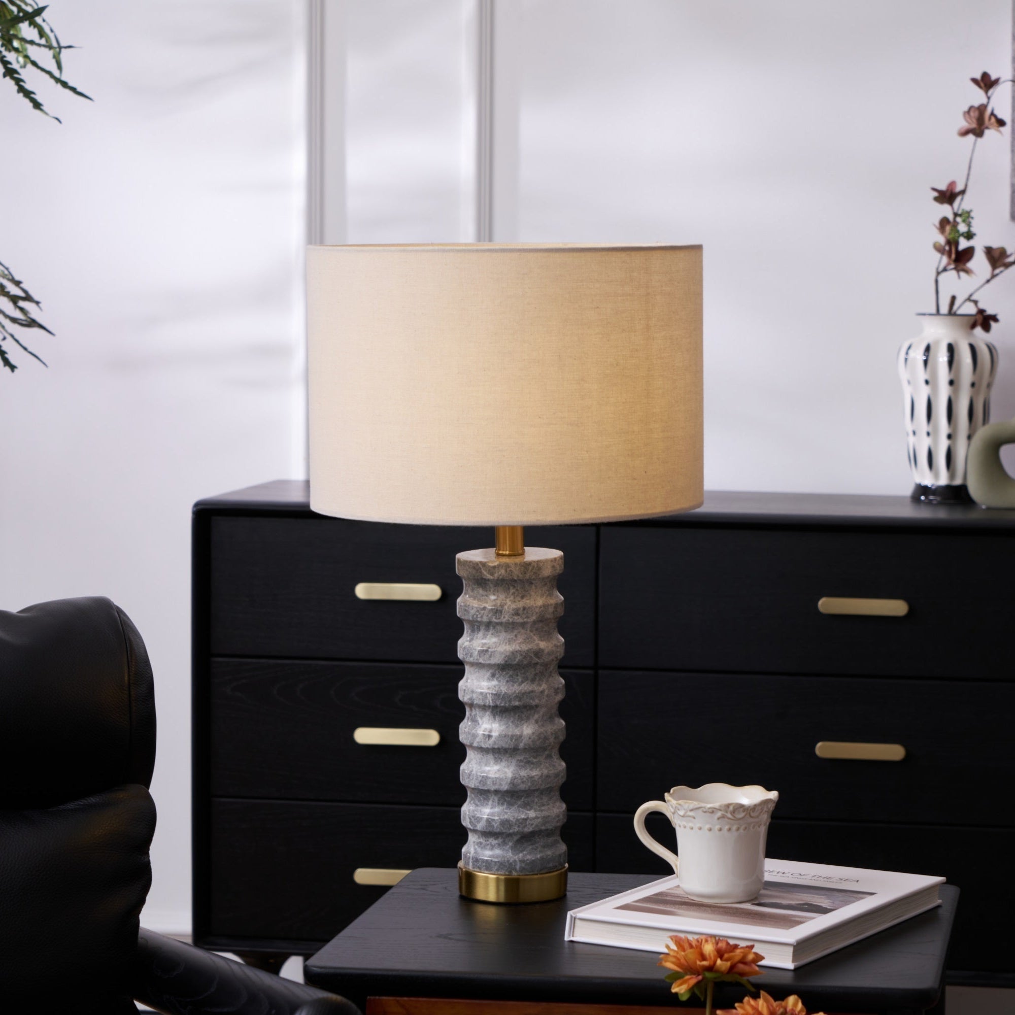 Petirielle Modern Stone Table Lamp