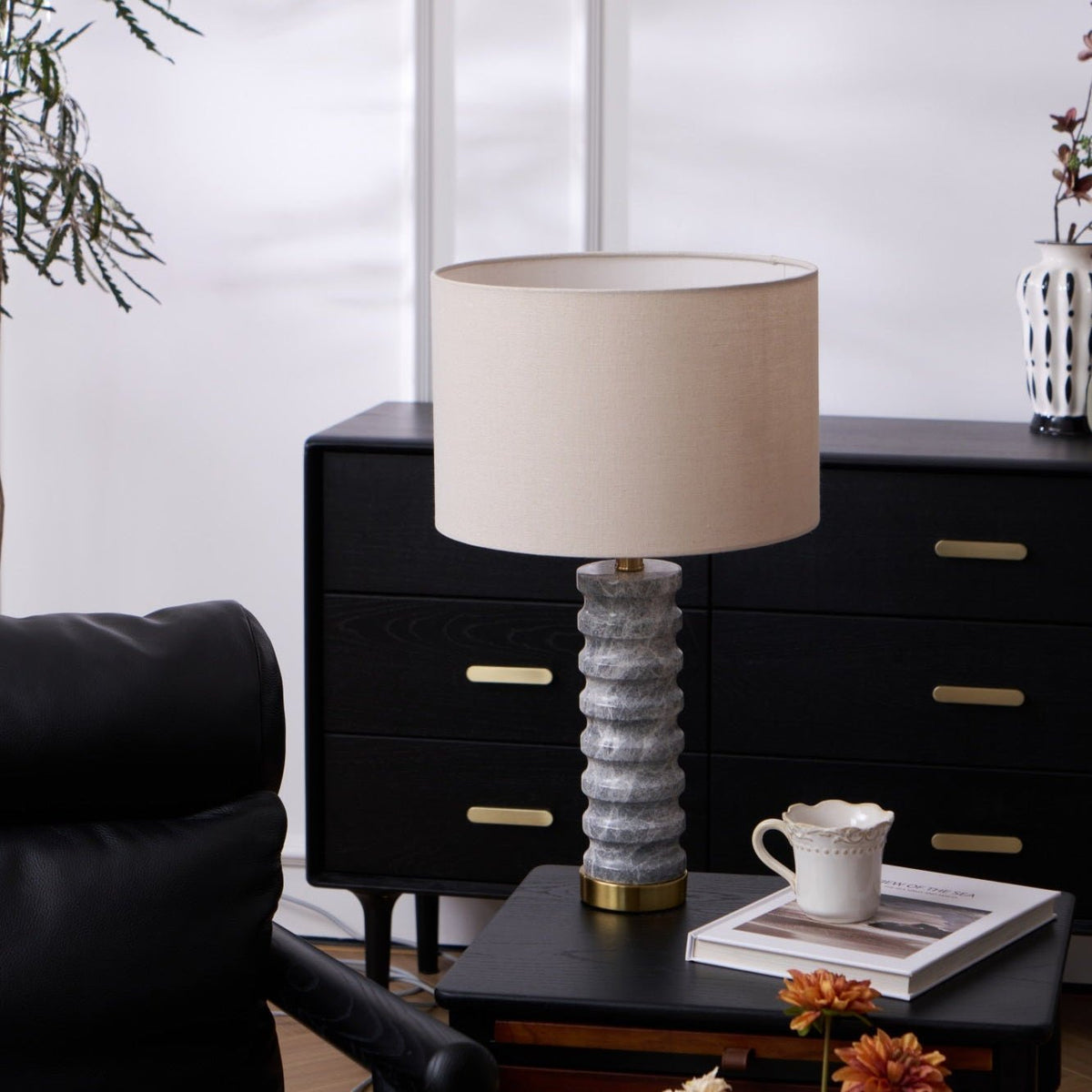 Petirielle Modern Stone Table Lamp