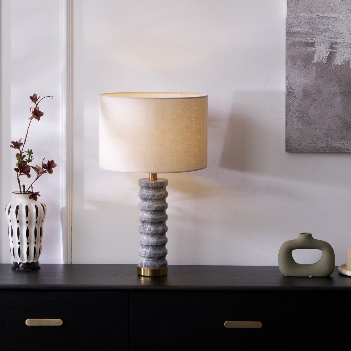Petirielle Modern Stone Table Lamp